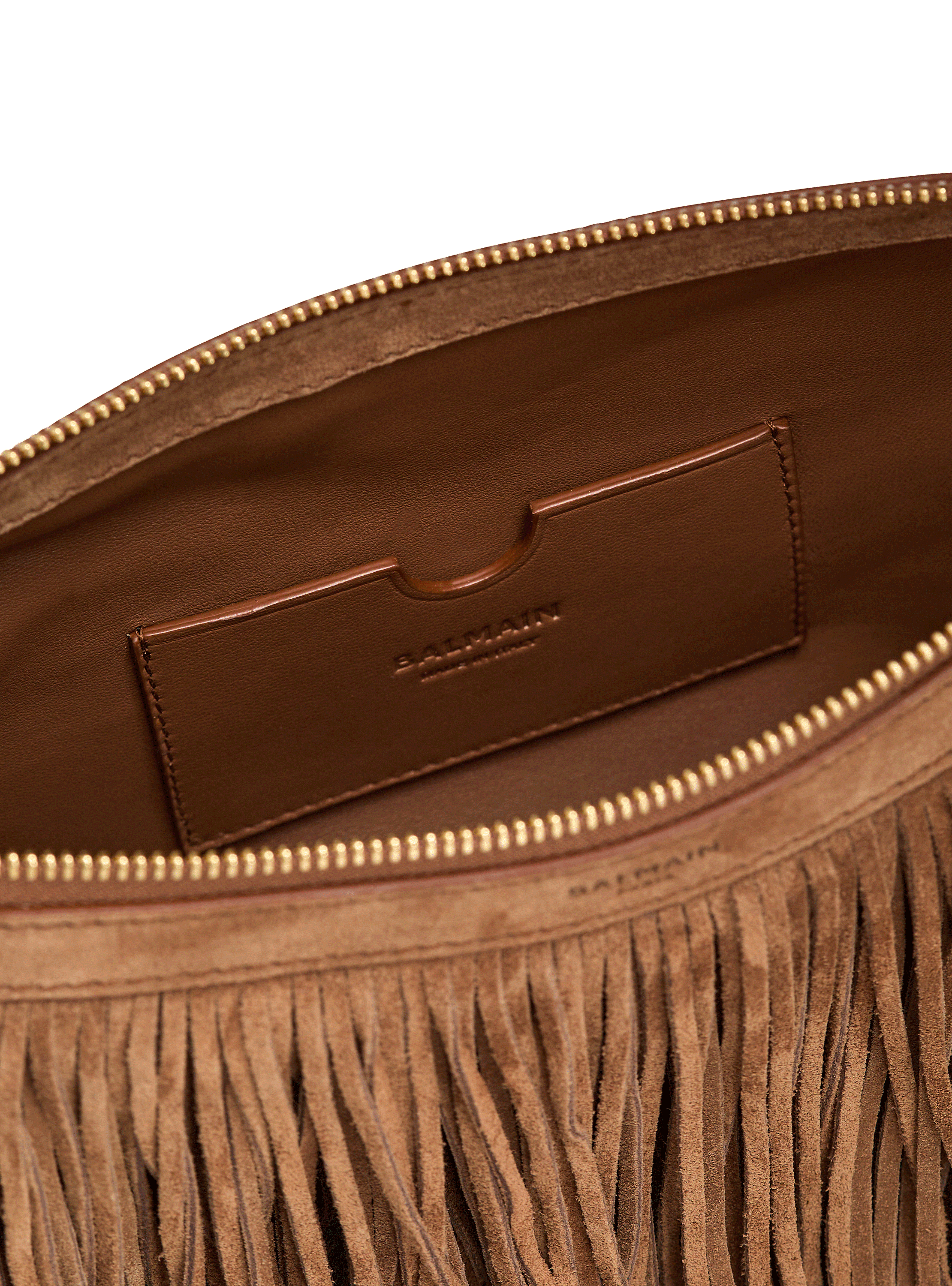 &Eacute;b&egrave;ne Hobo fringed suede bag