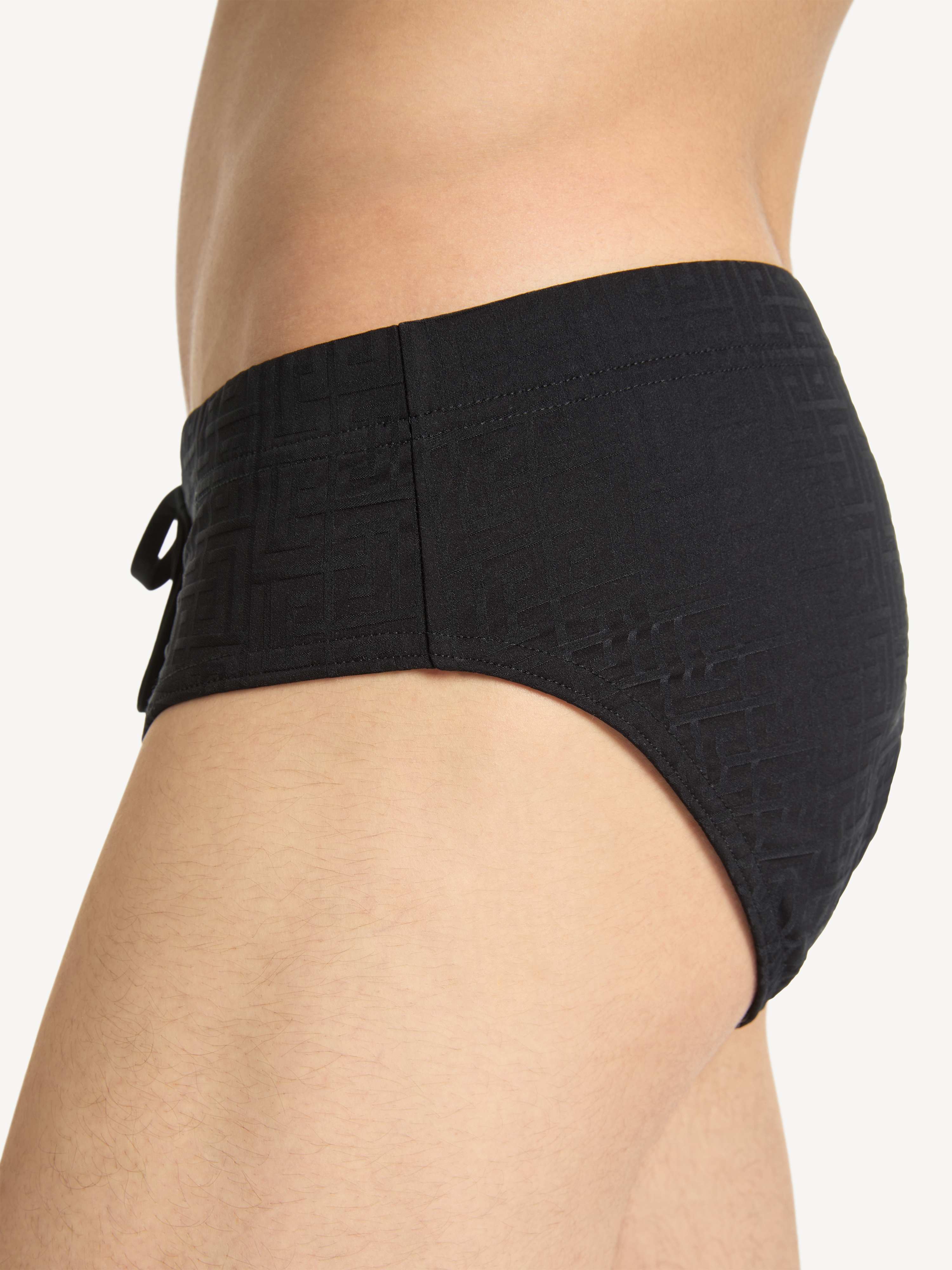 Monogram Swim Briefs in Nylon Elastane