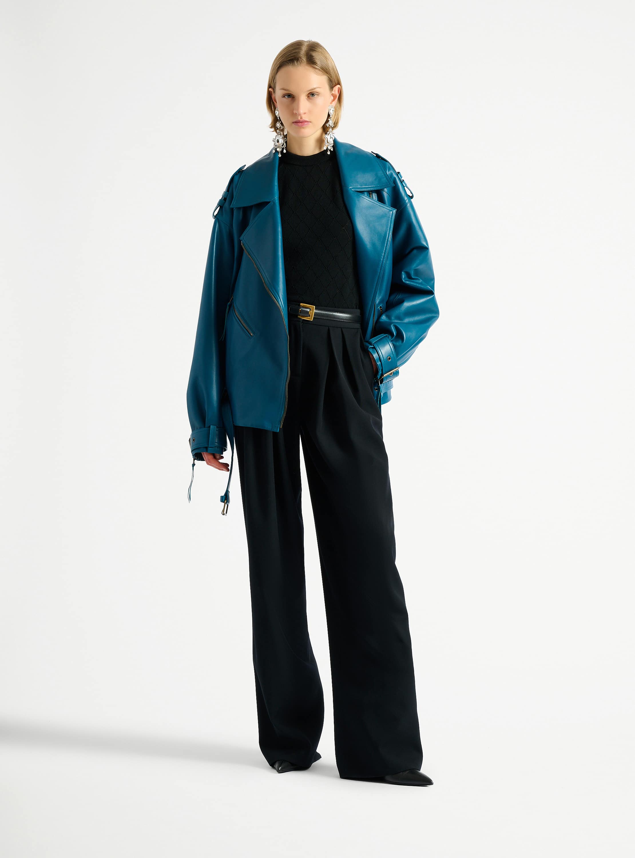 Top sans manches en maille 