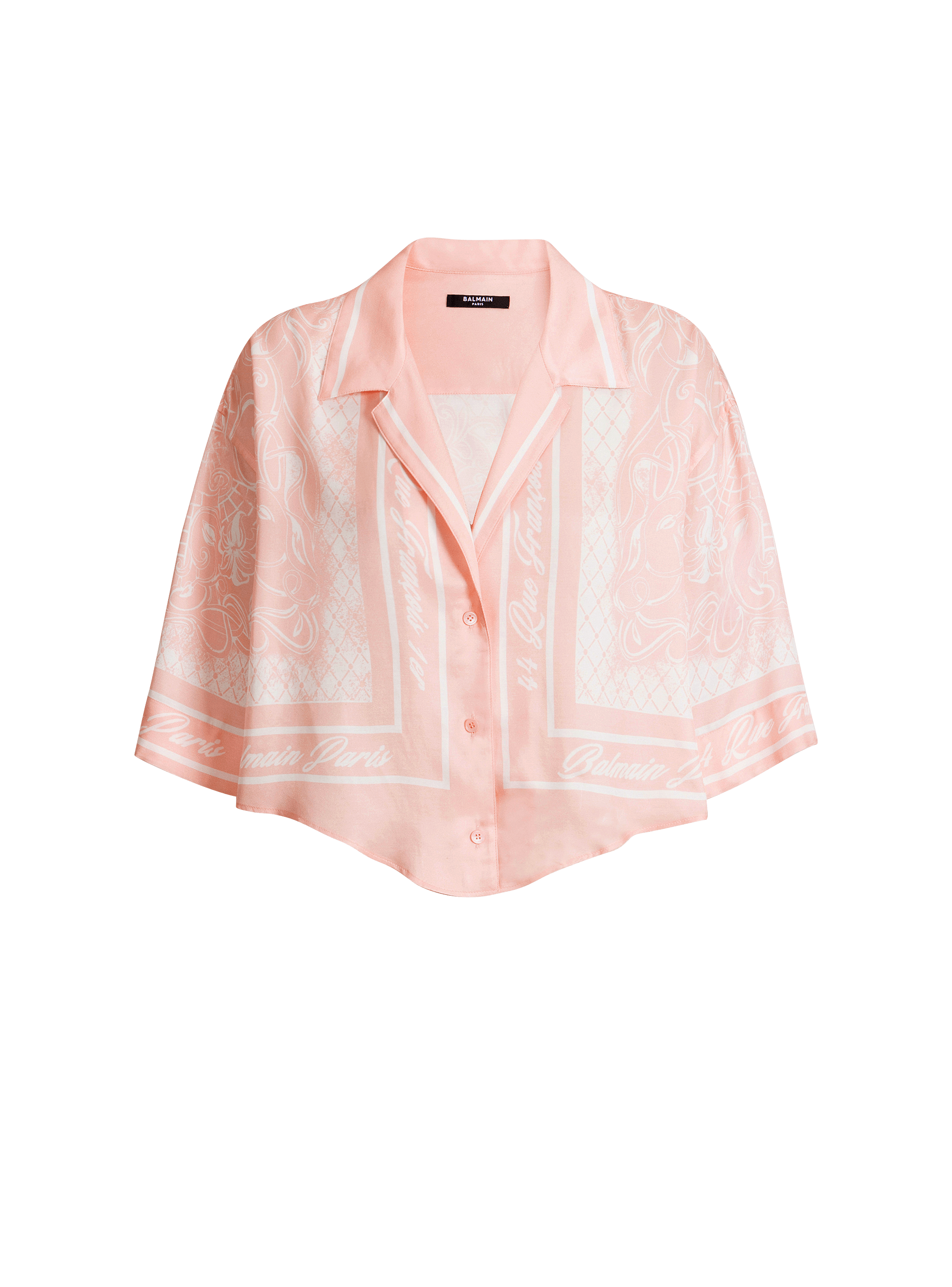 Printed Foulard pyjama shirt