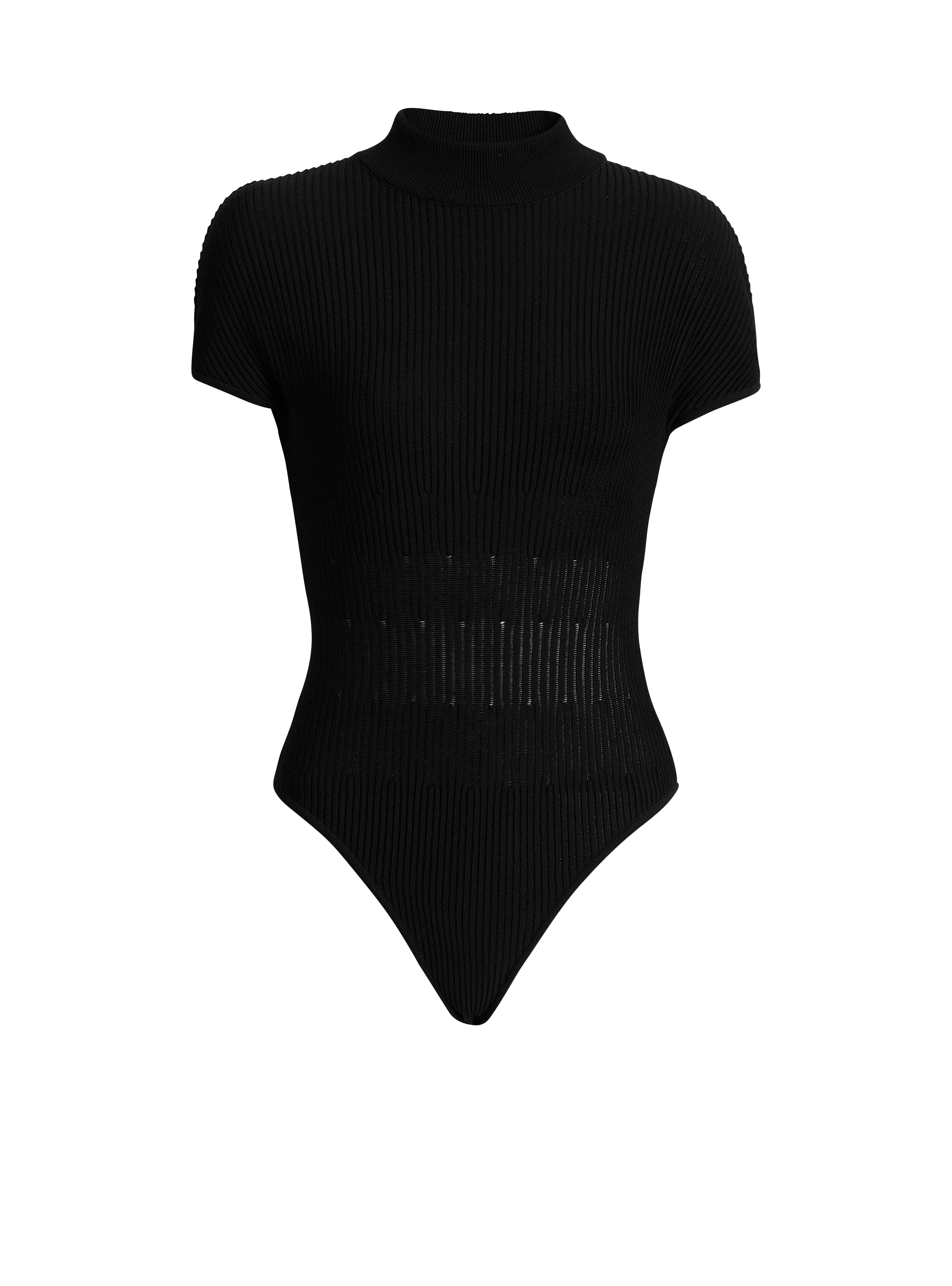 Body en maille c&ocirc;tel&eacute;e