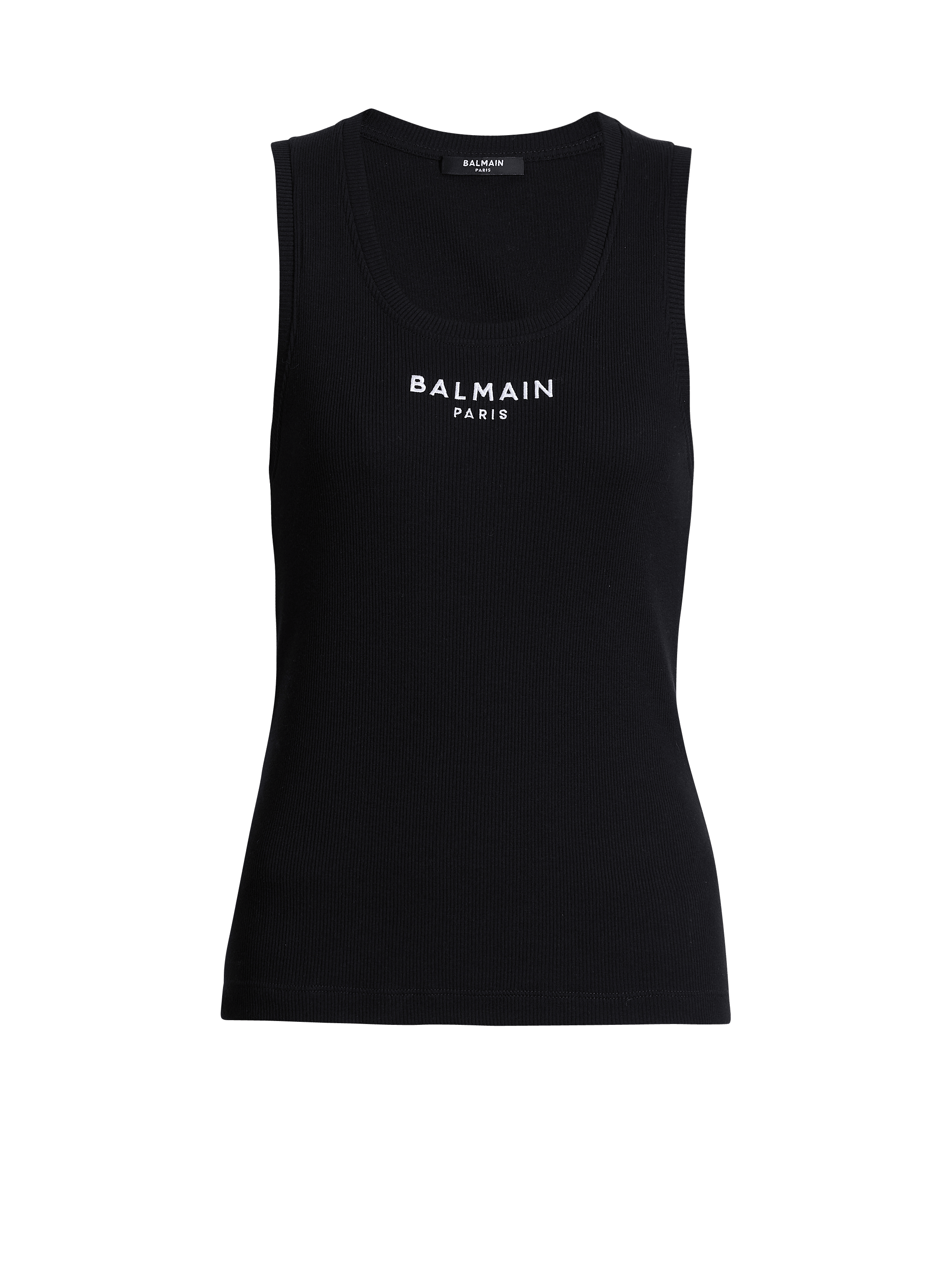 Balmain Paris embroidered vest top