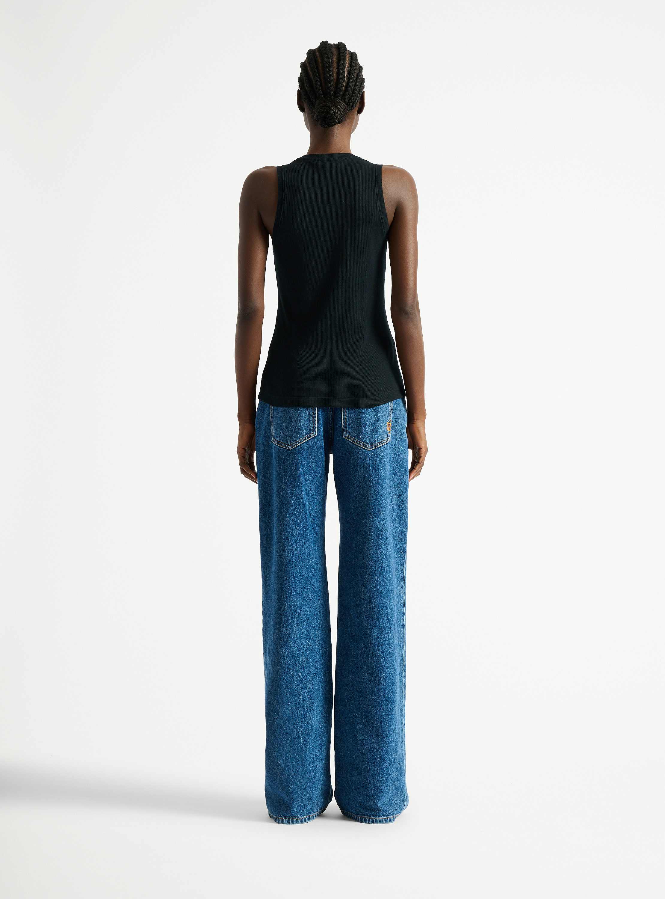 Balmain Paris embroidered vest top