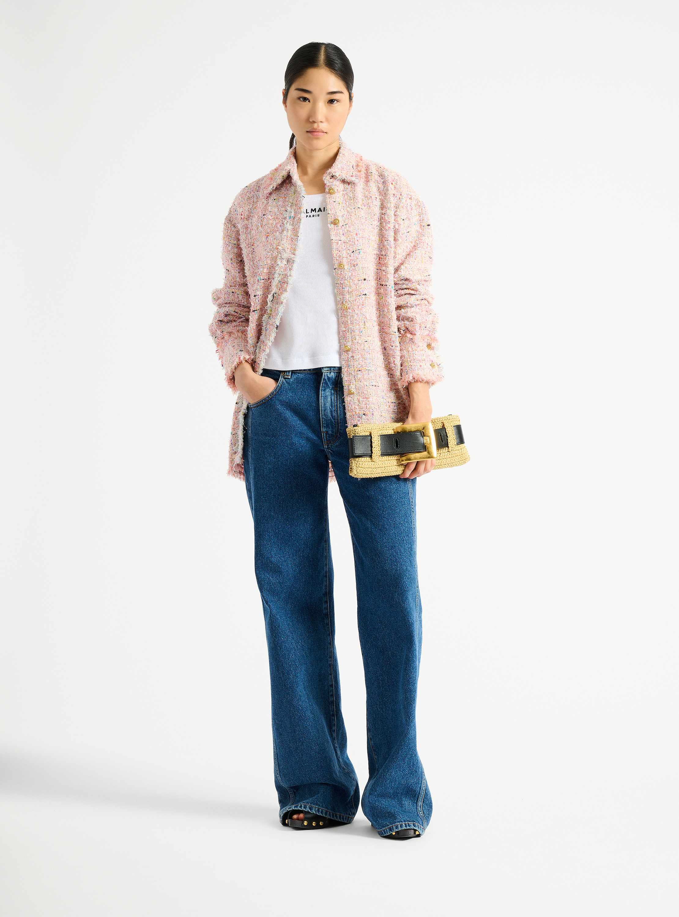 Balmain Paris embroidered vest top