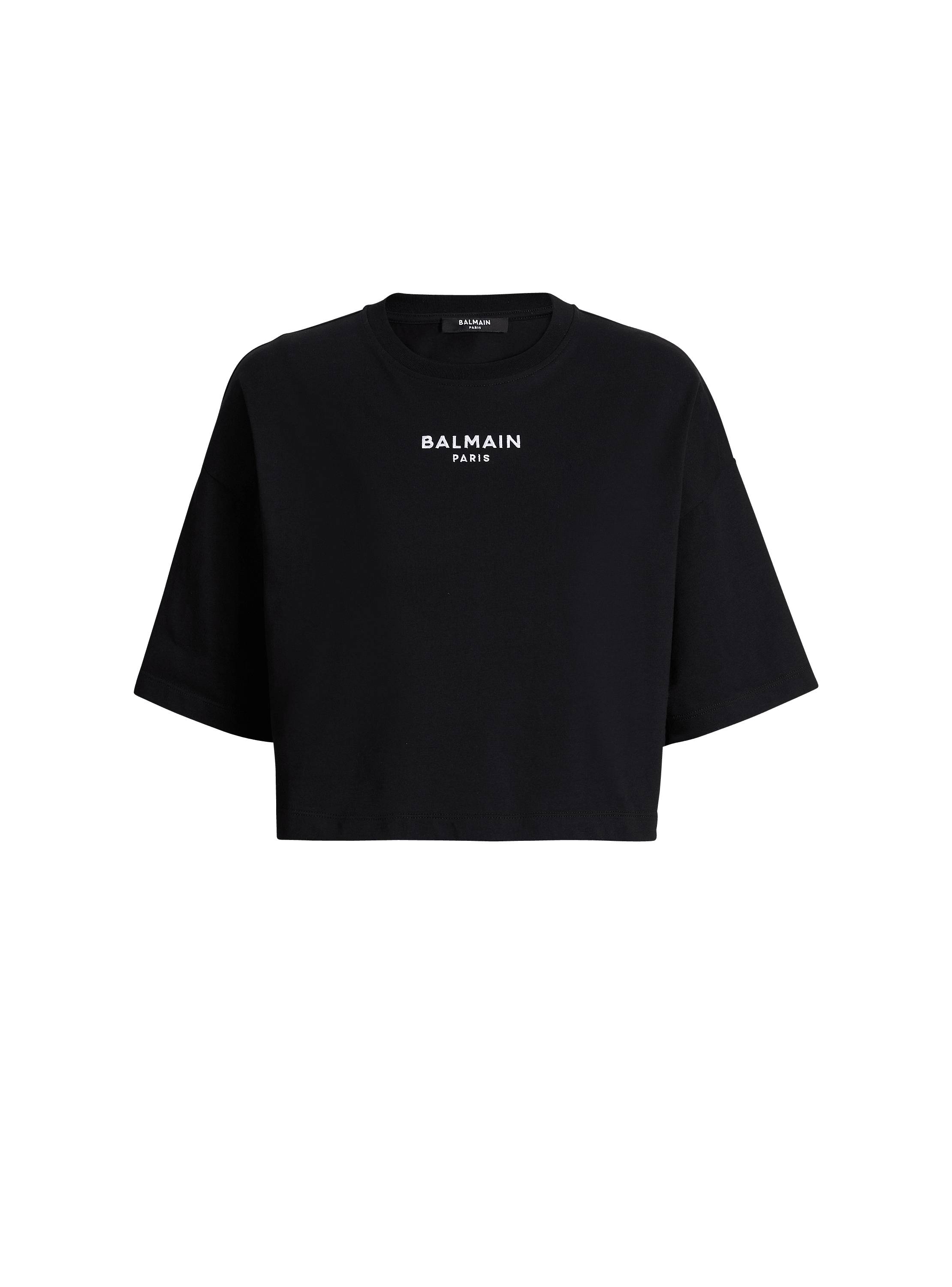Embroidered Balmain Paris T-shirt