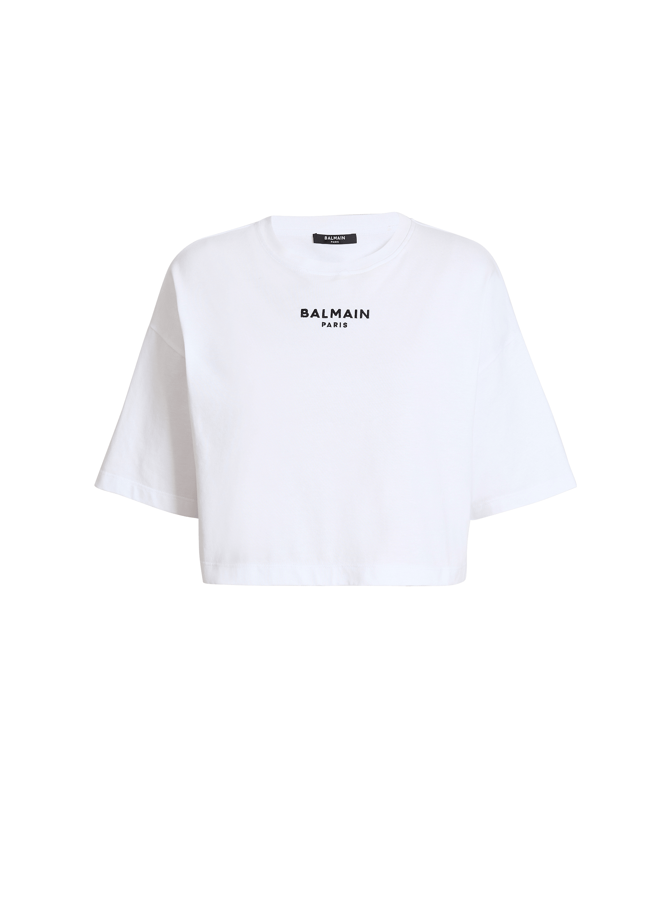 Embroidered Balmain Paris T-shirt