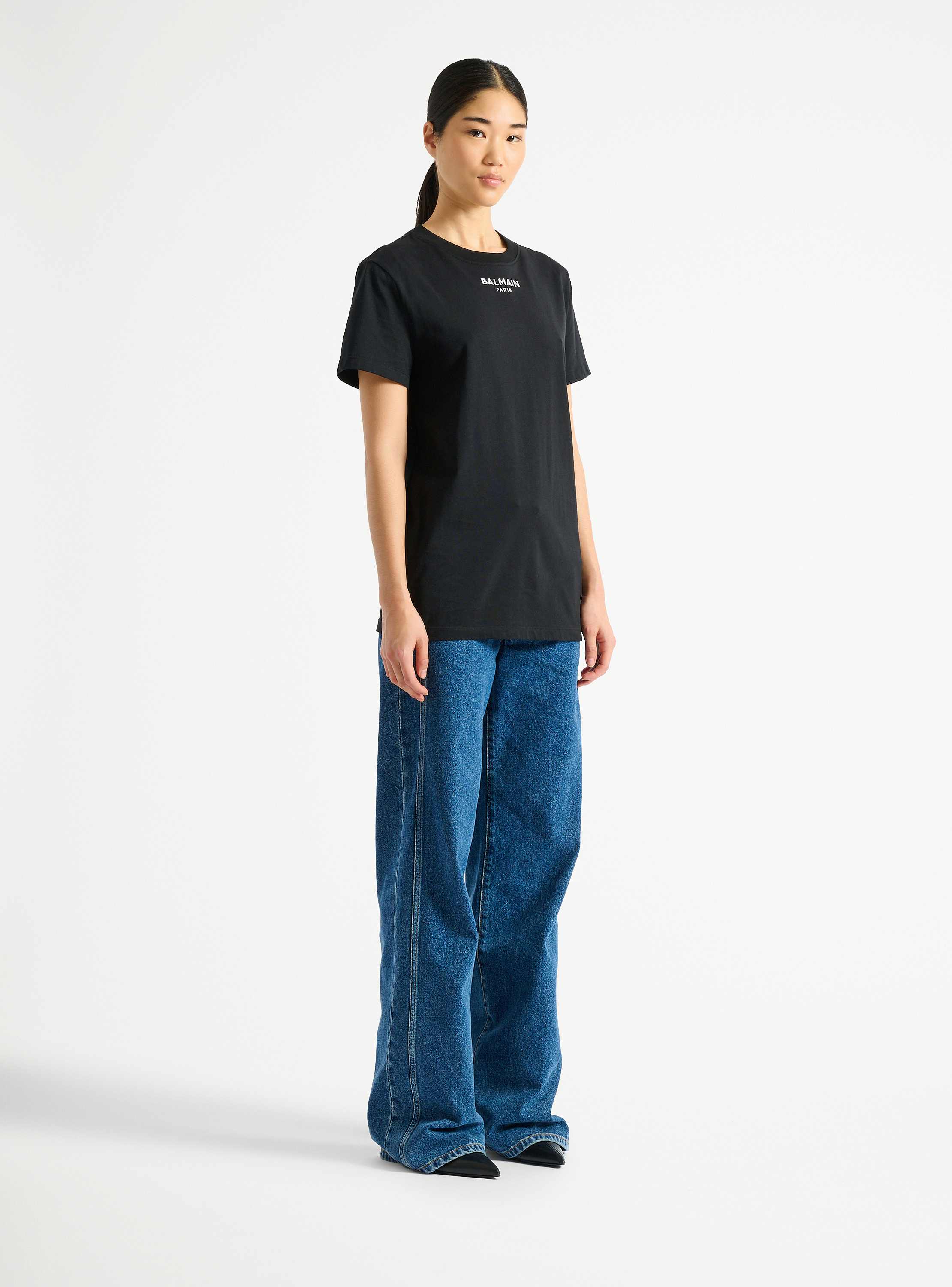 Embroidered Balmain Paris T-shirt