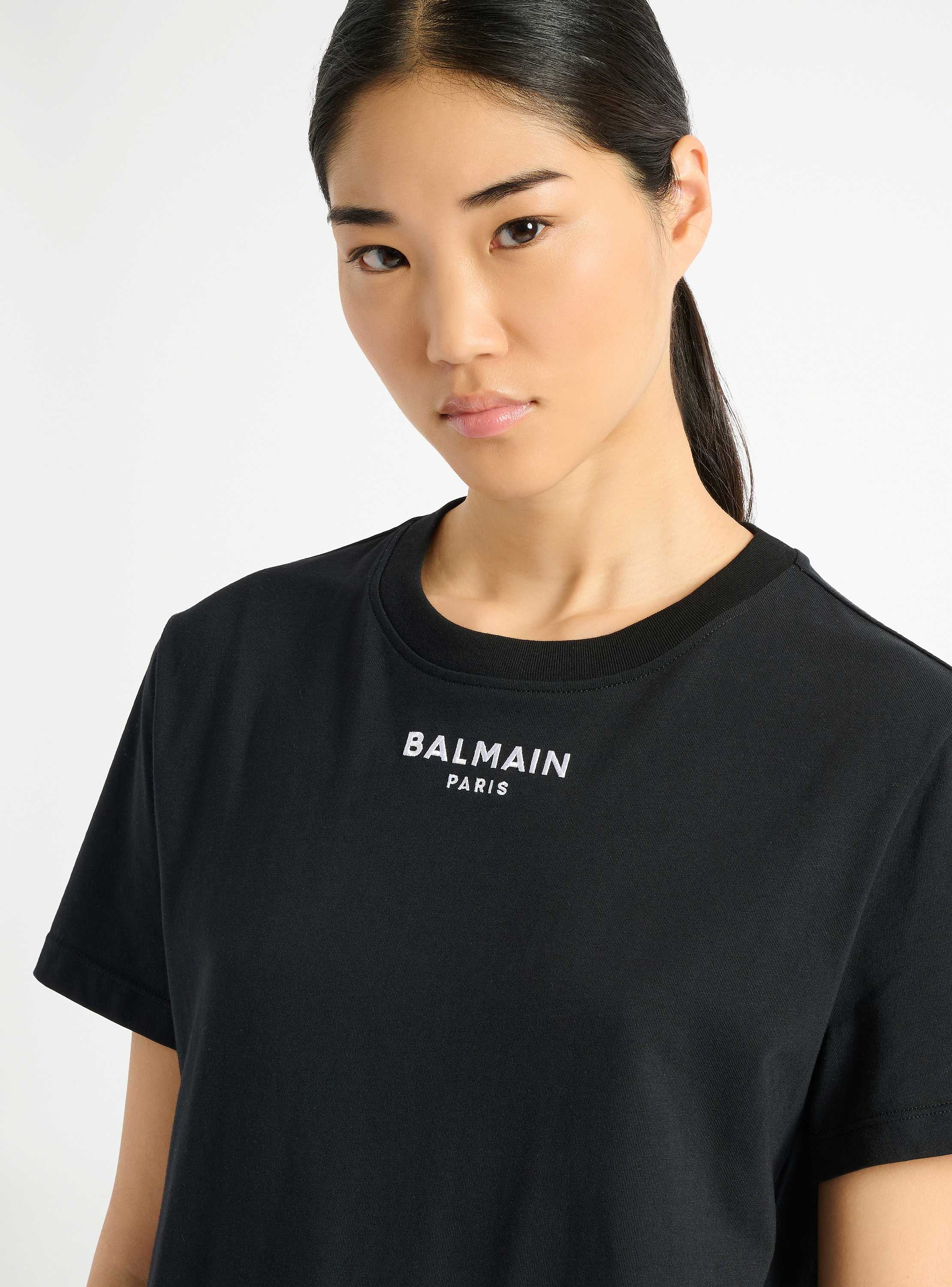 Embroidered Balmain Paris T-shirt