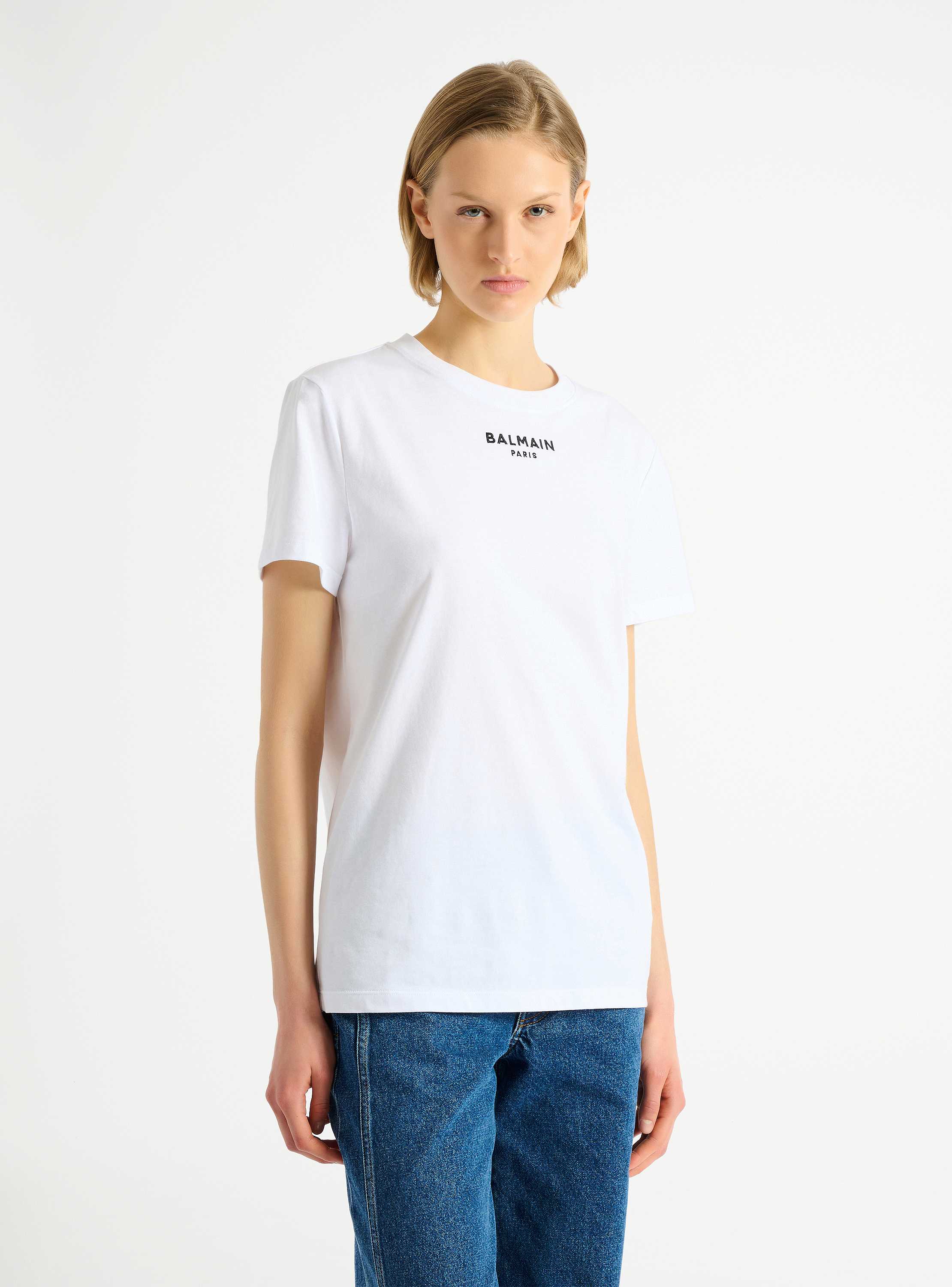 Embroidered Balmain Paris T-shirt