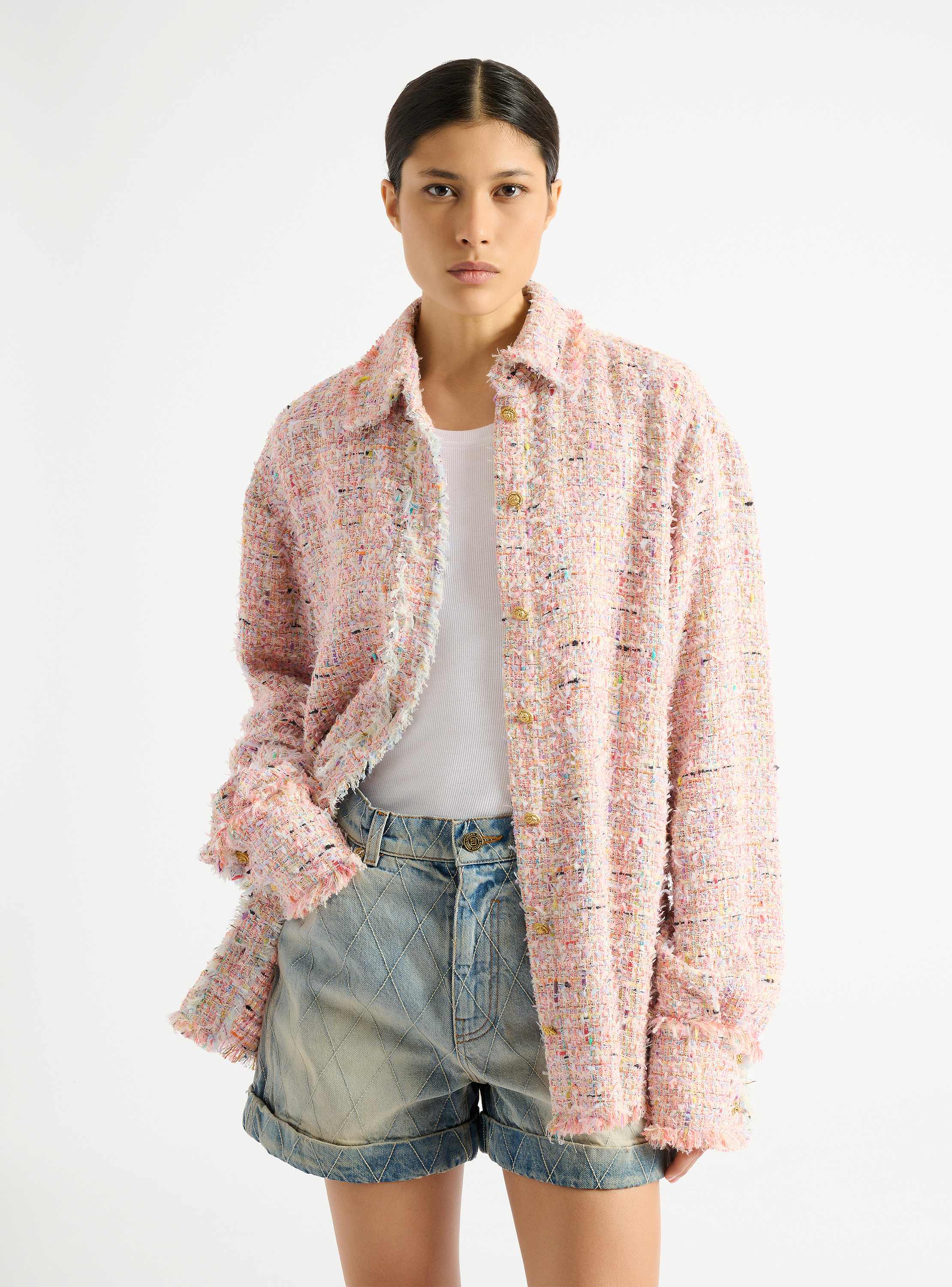 Tweed overshirt