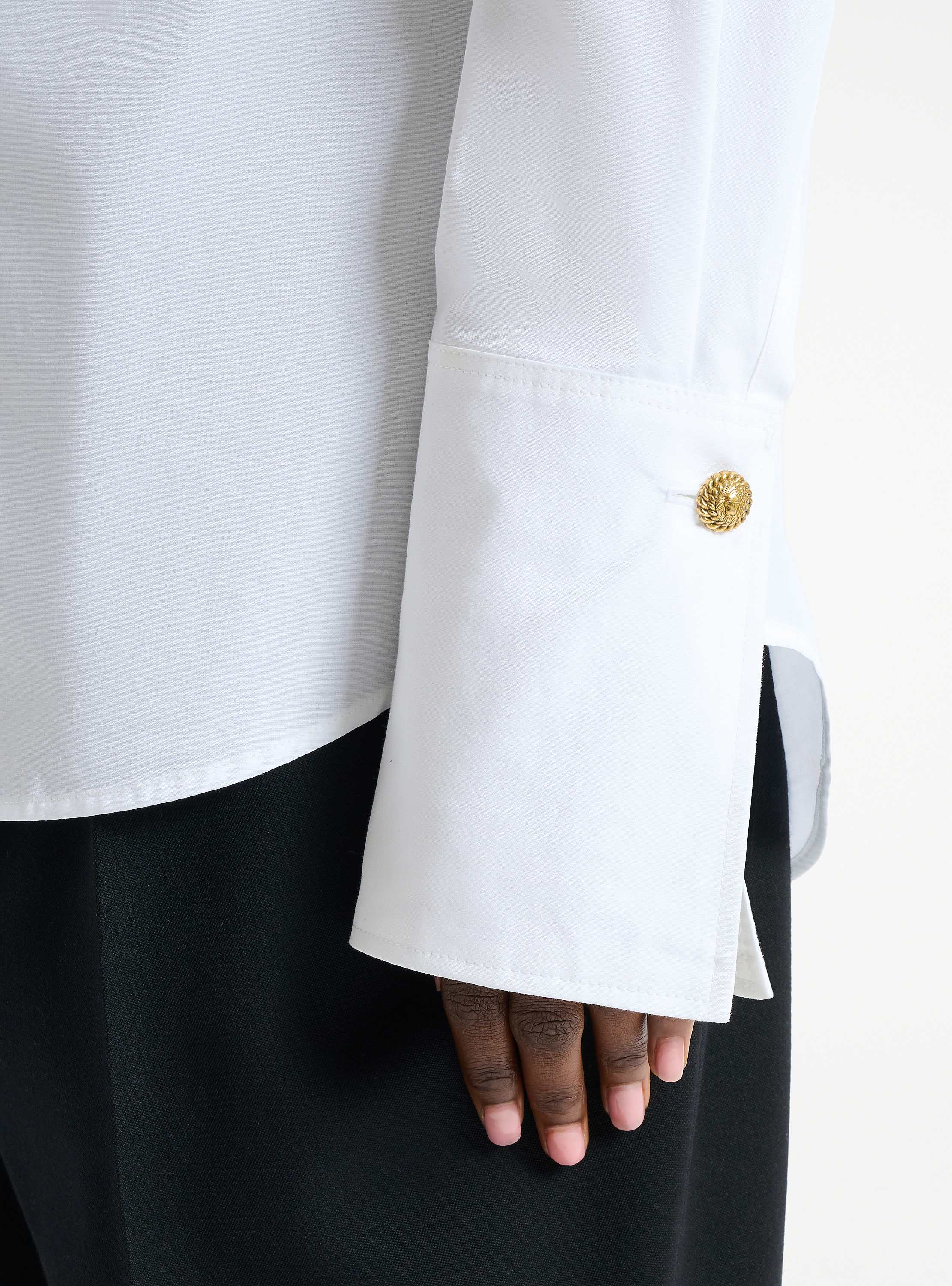 Chemise en popeline de coton