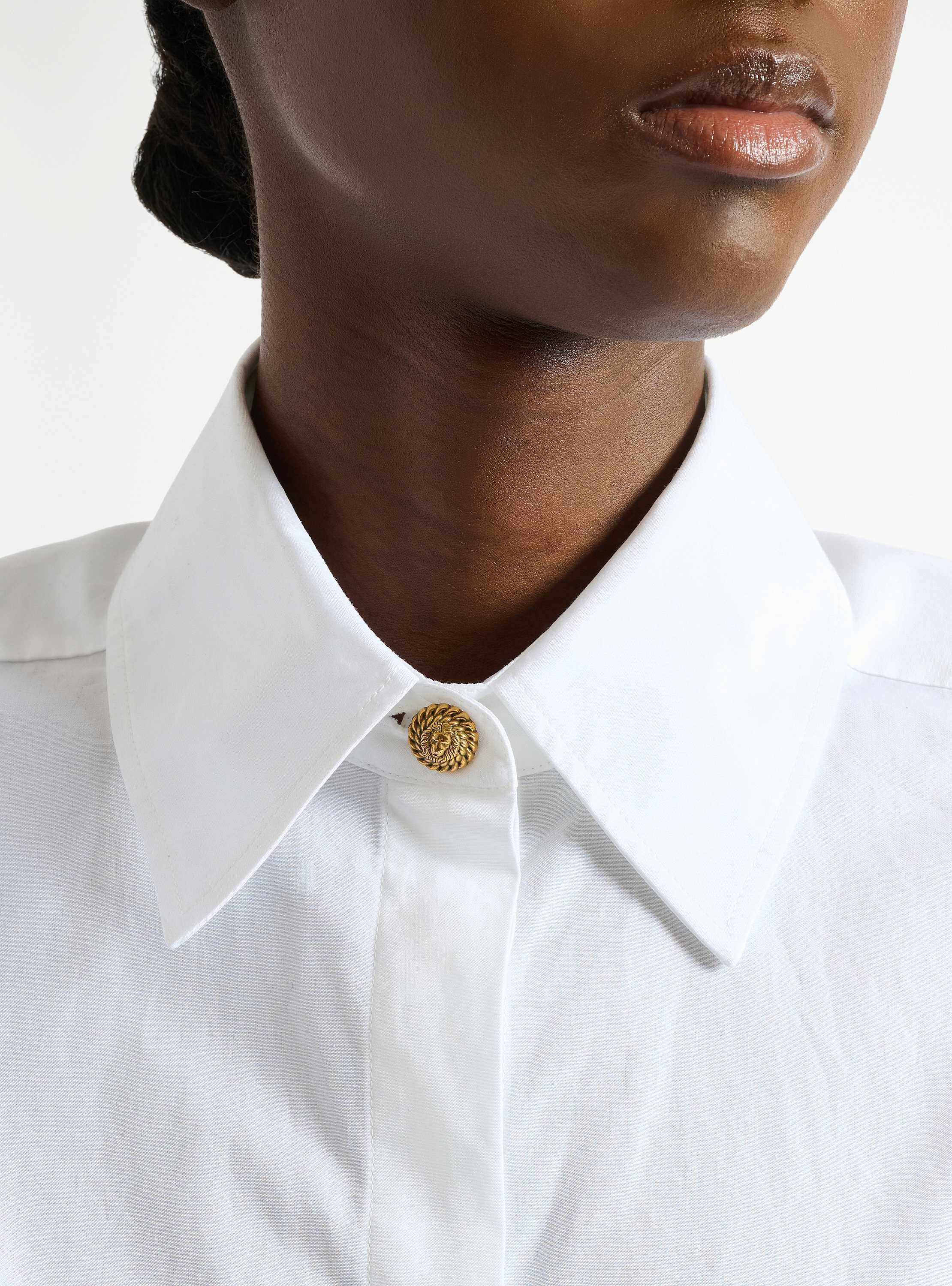 Chemise en popeline de coton