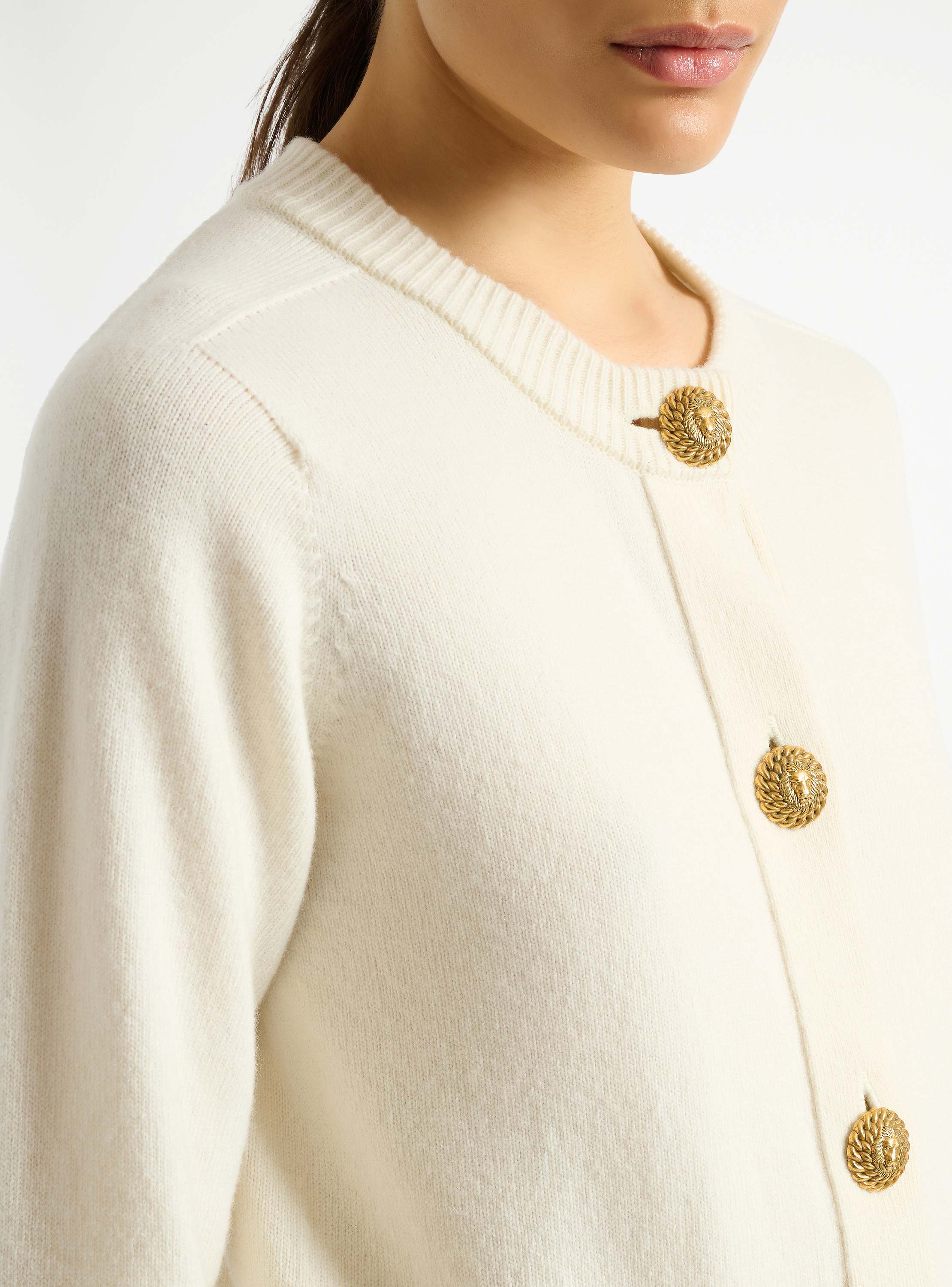 Cardigan in eco-cashmere