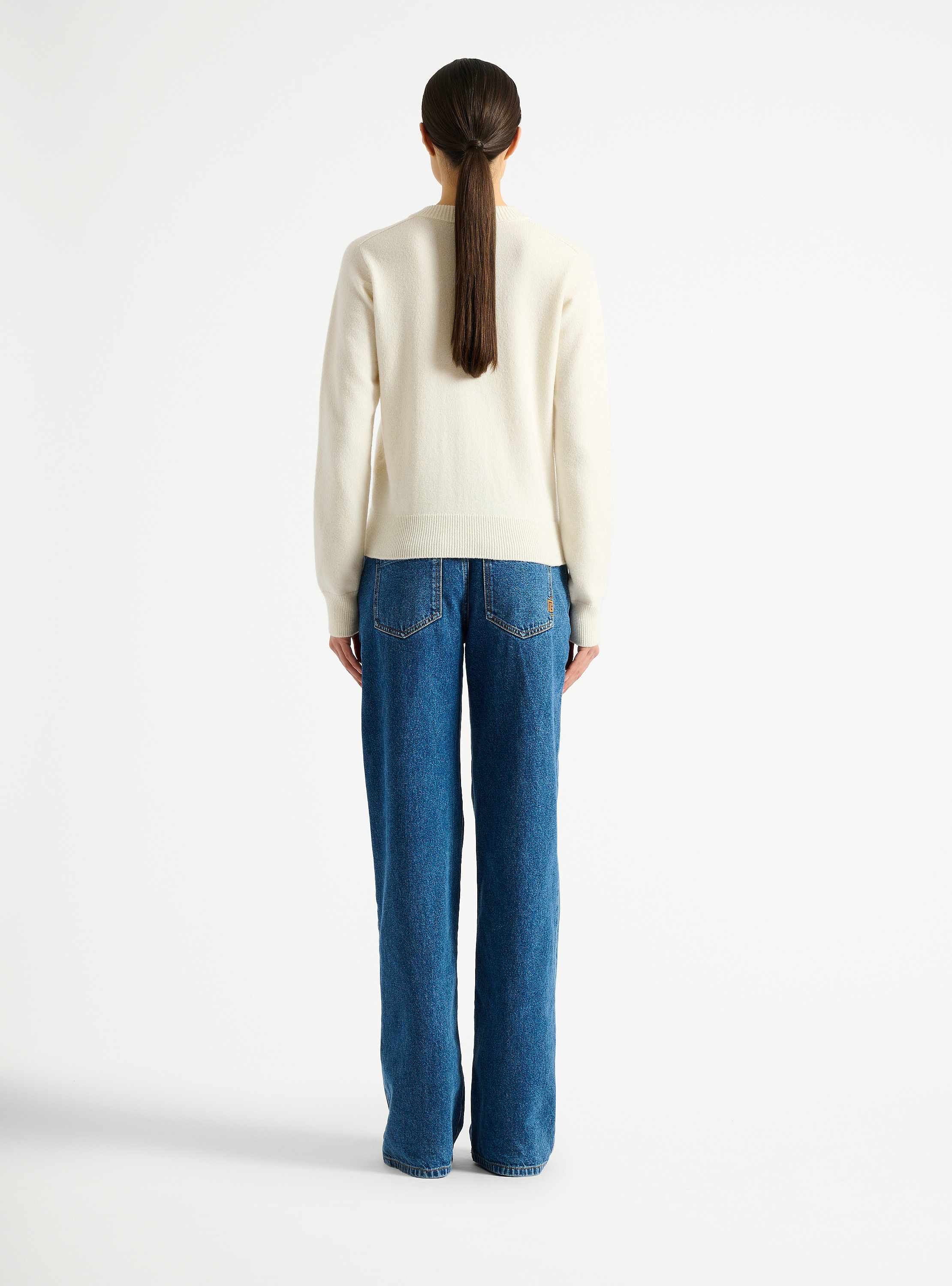 Cardigan in eco-cashmere