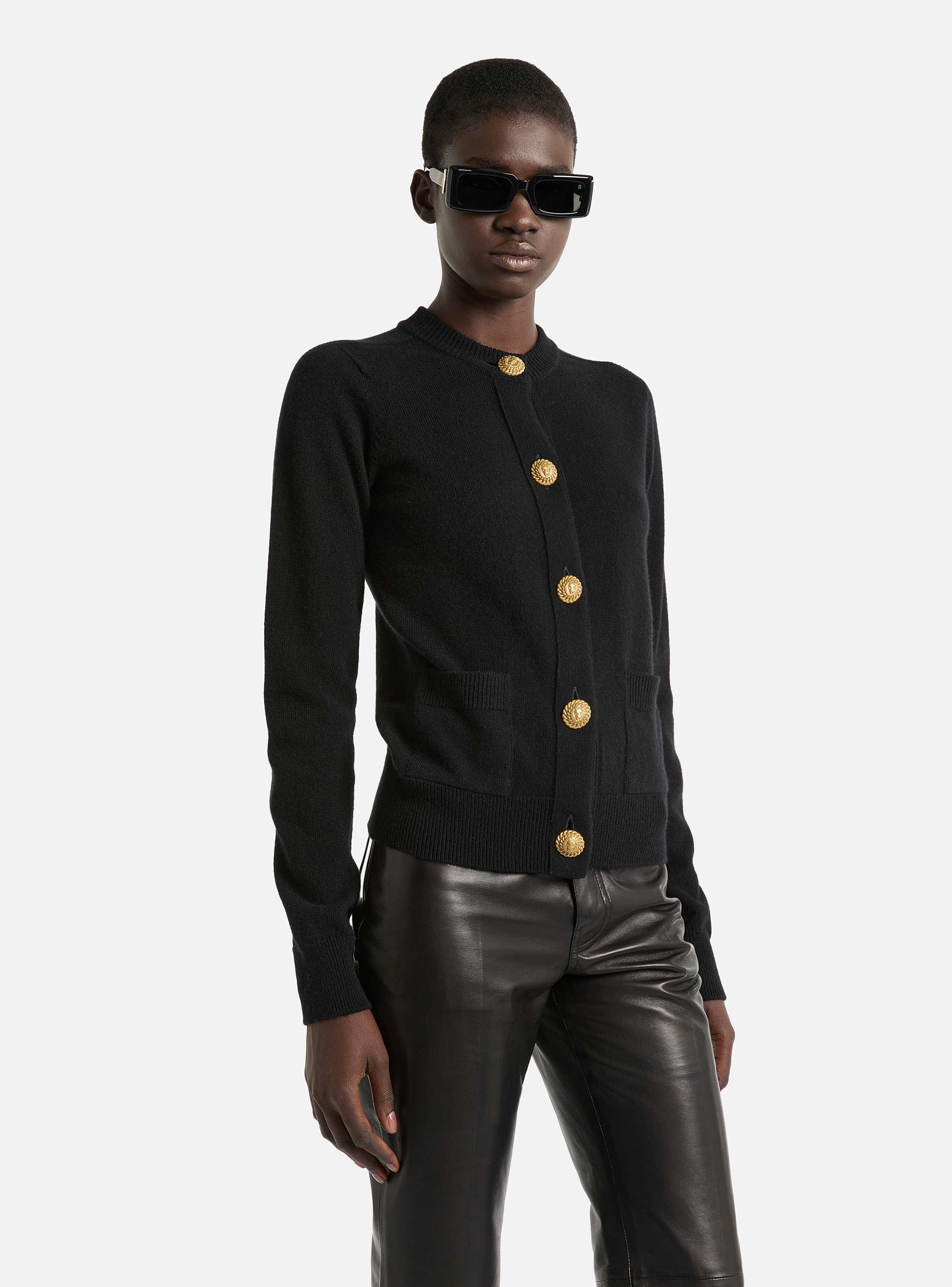 Eco-cashmere cardigan