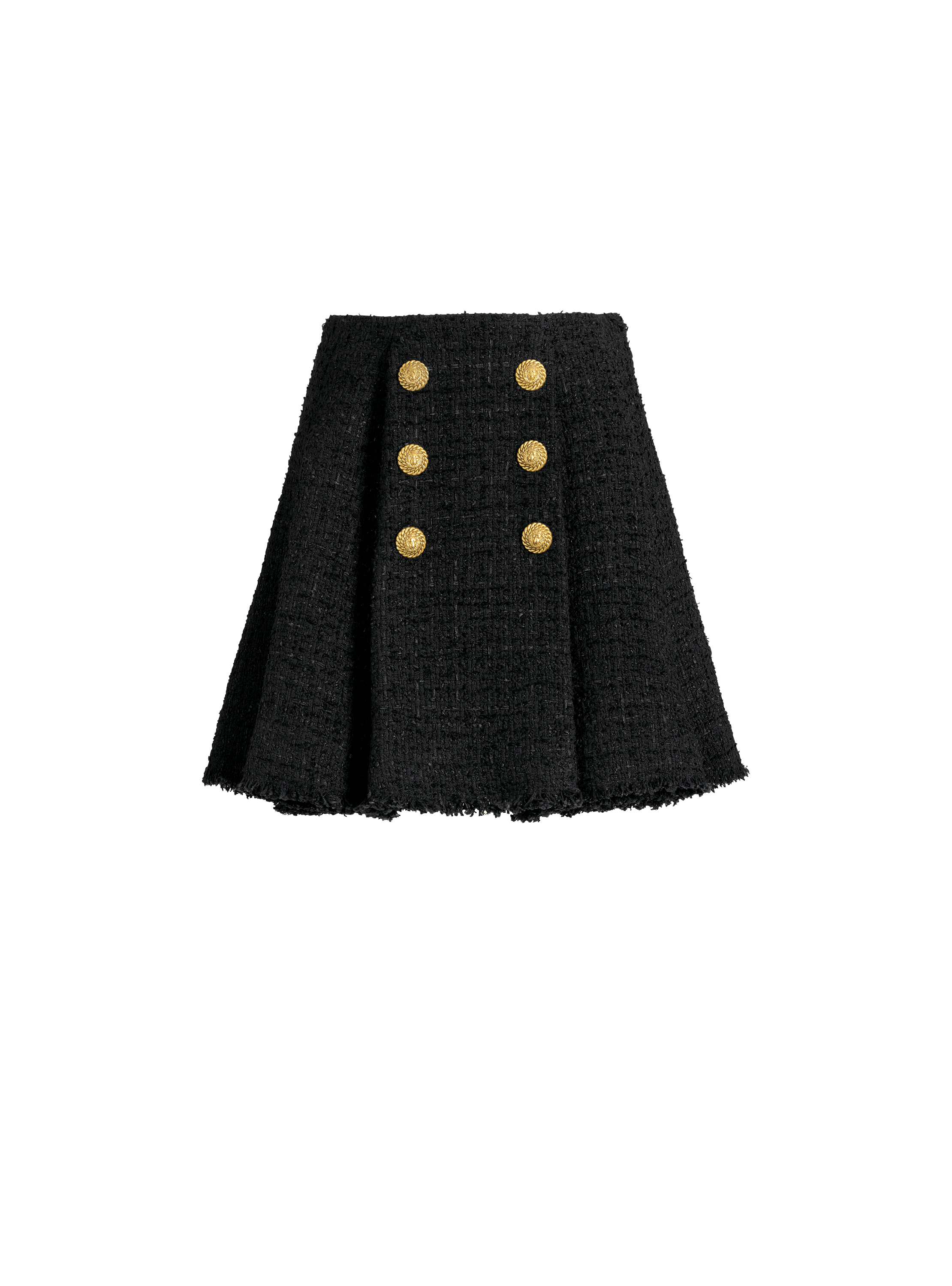 Flared tweed skirt