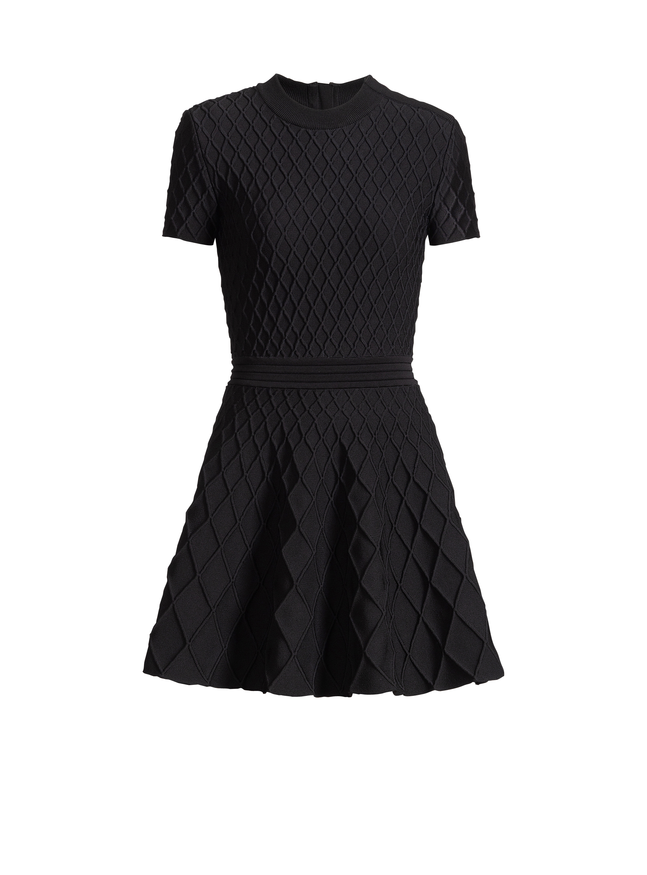 Flared knit dress 