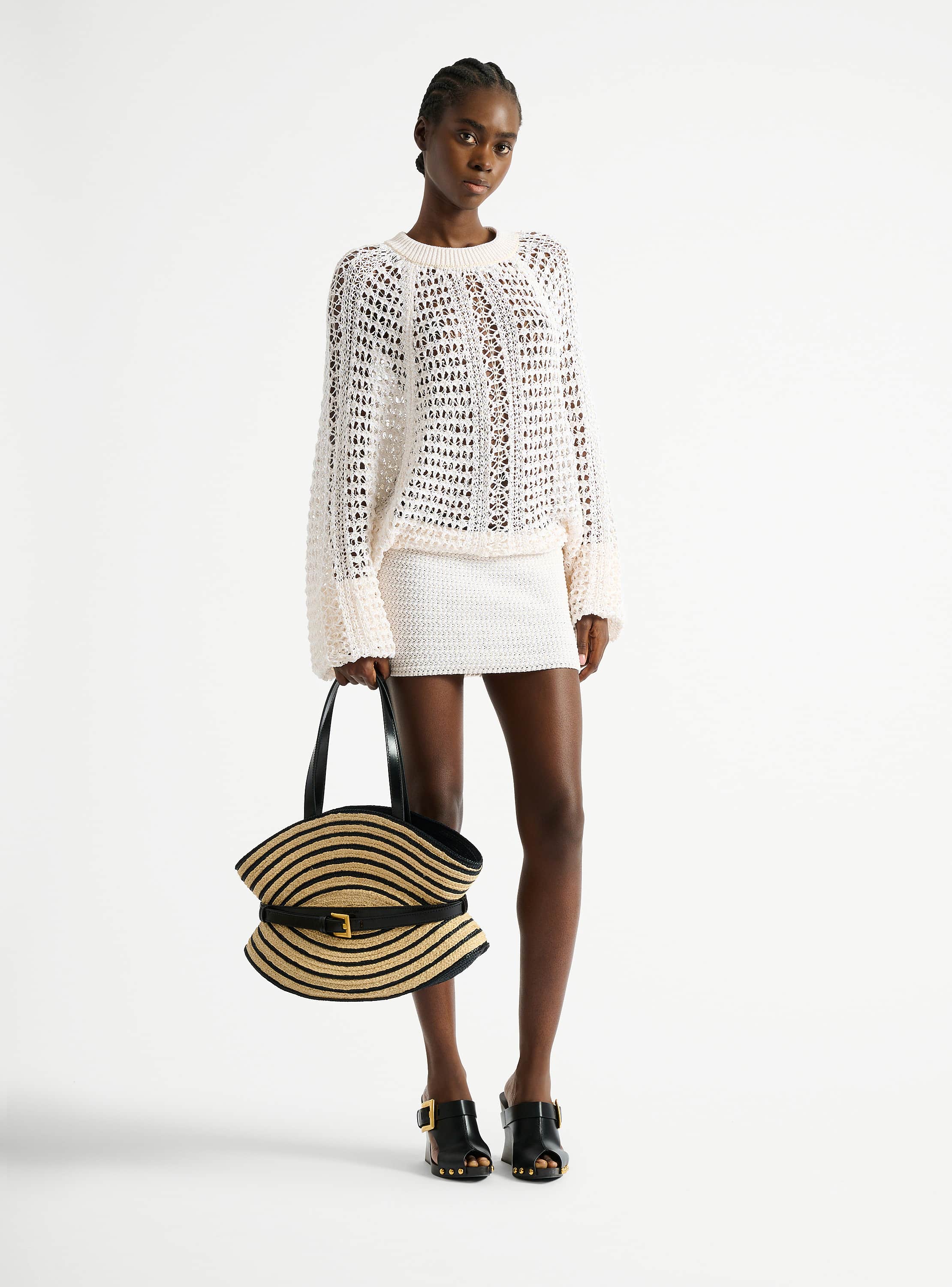 Short crochet lace dress