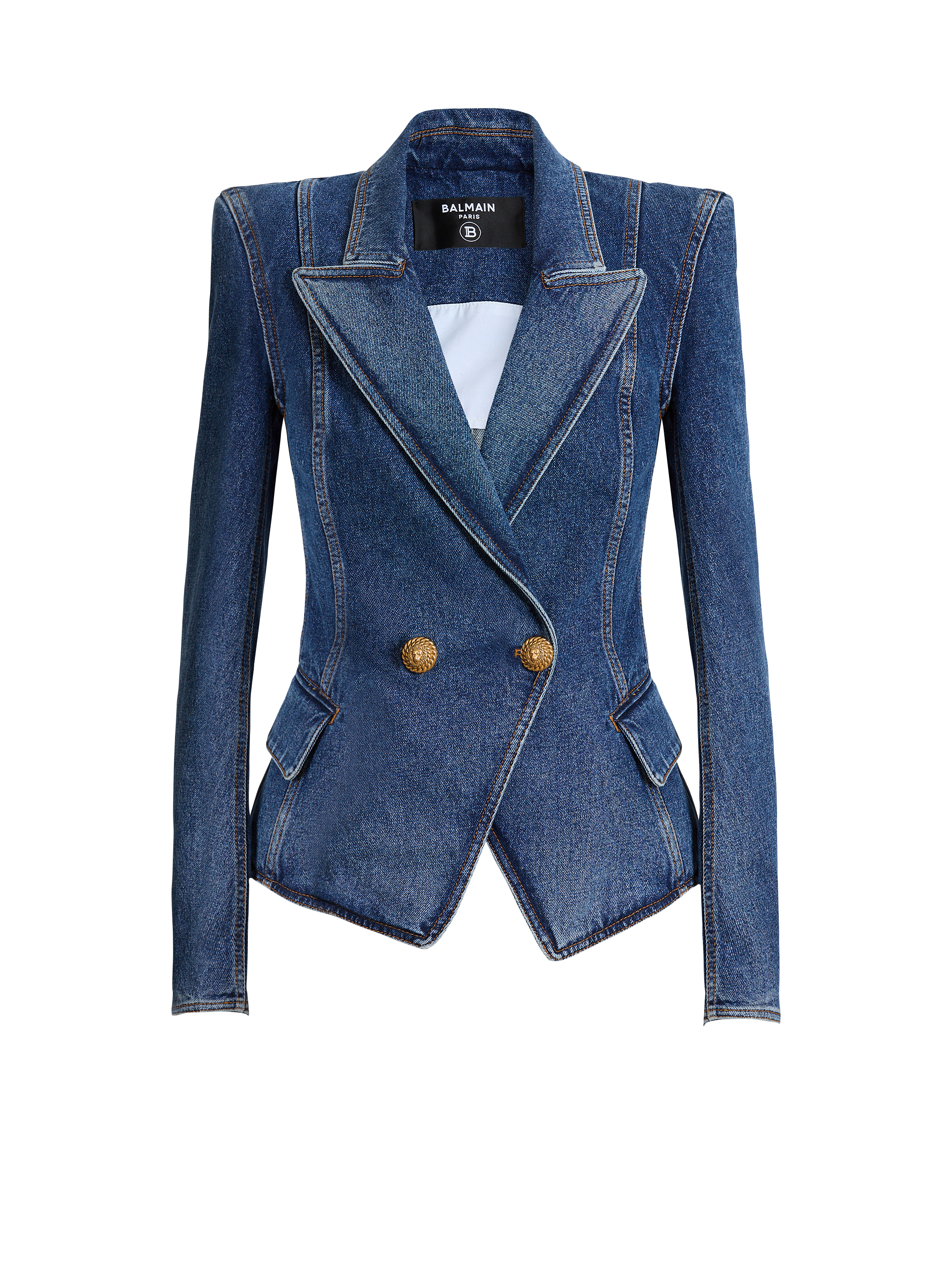Denim 2-button jacket