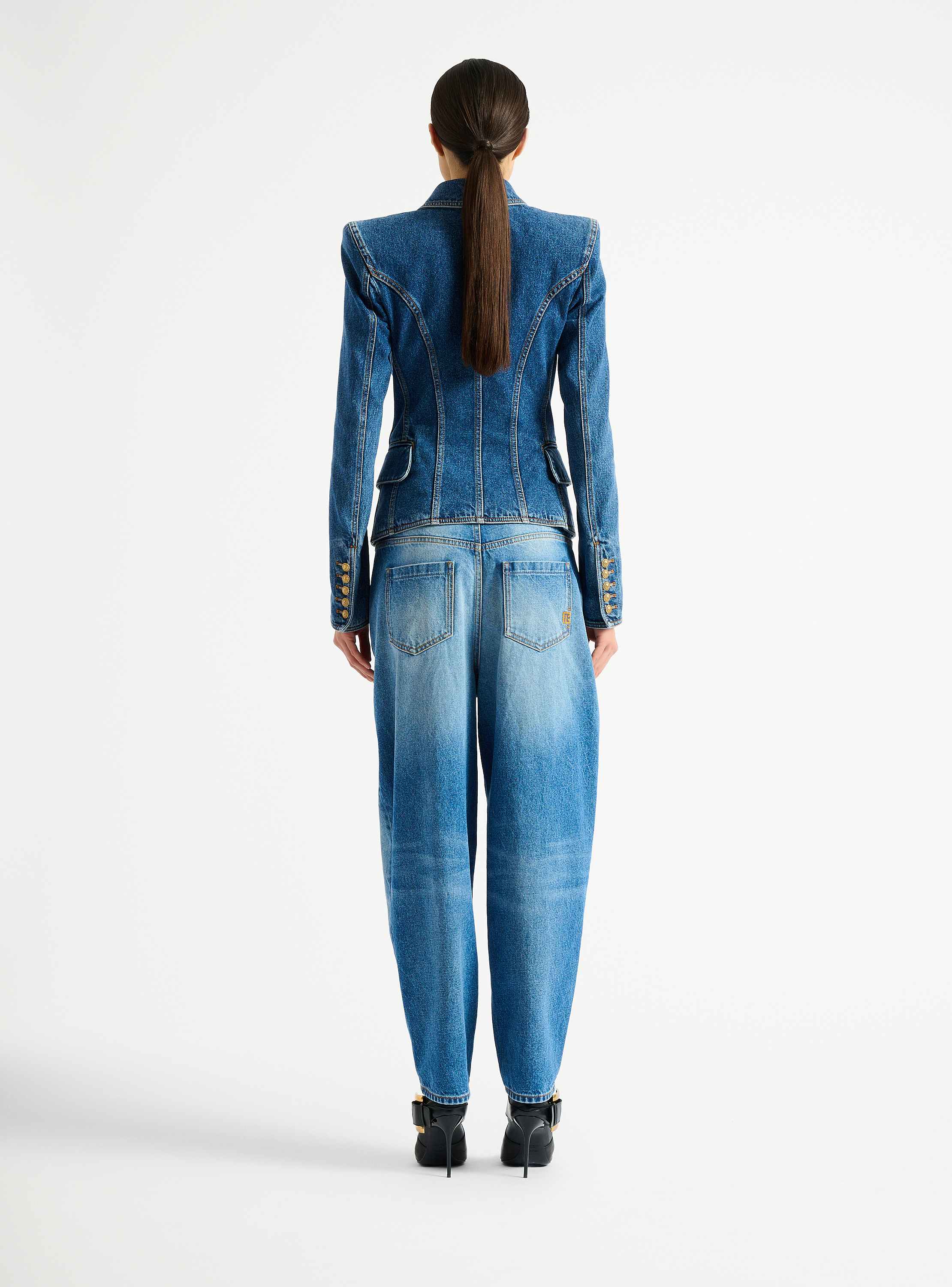 Denim 2-button jacket