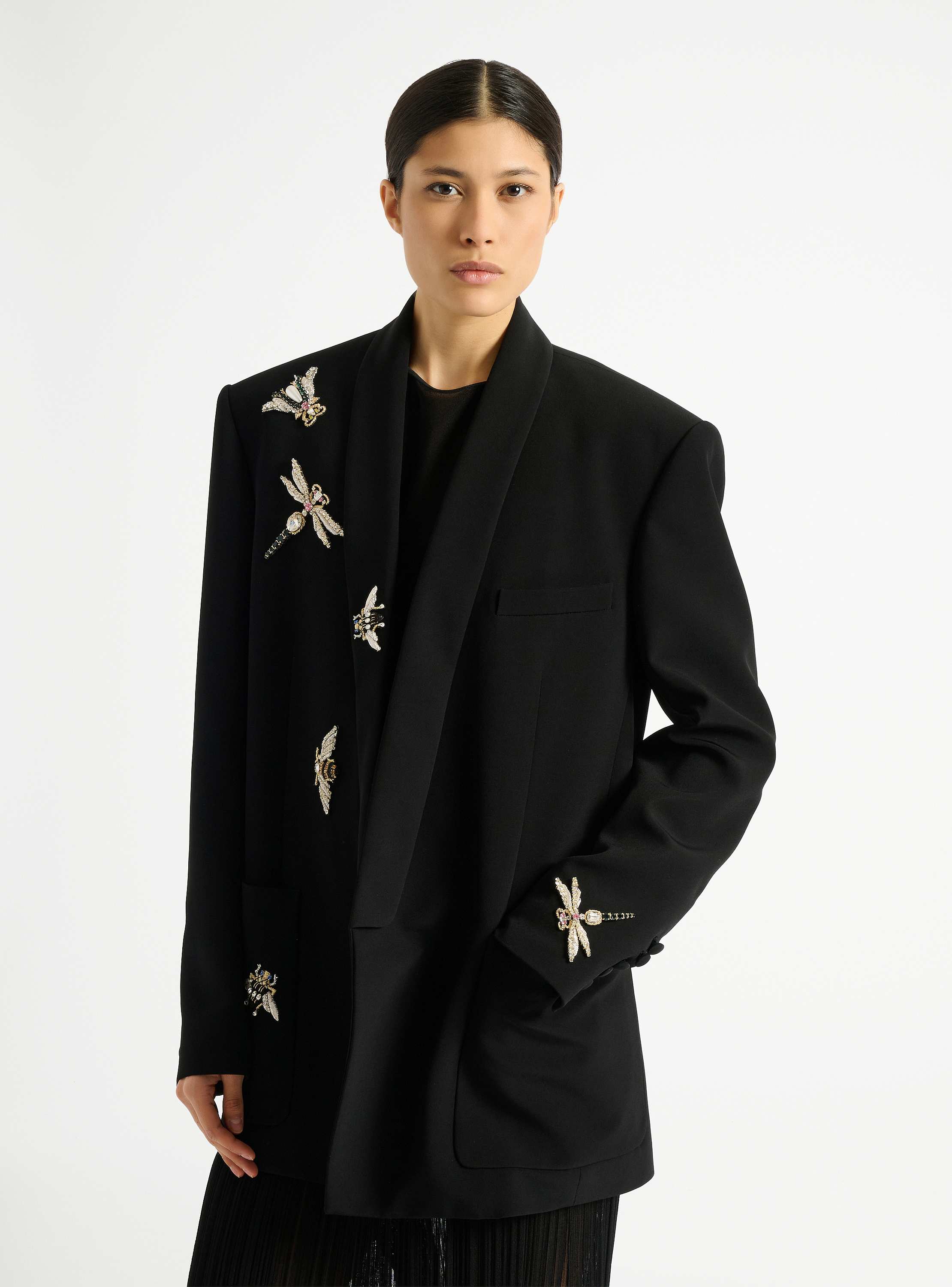 Embroidered Balmain Insect jacket 