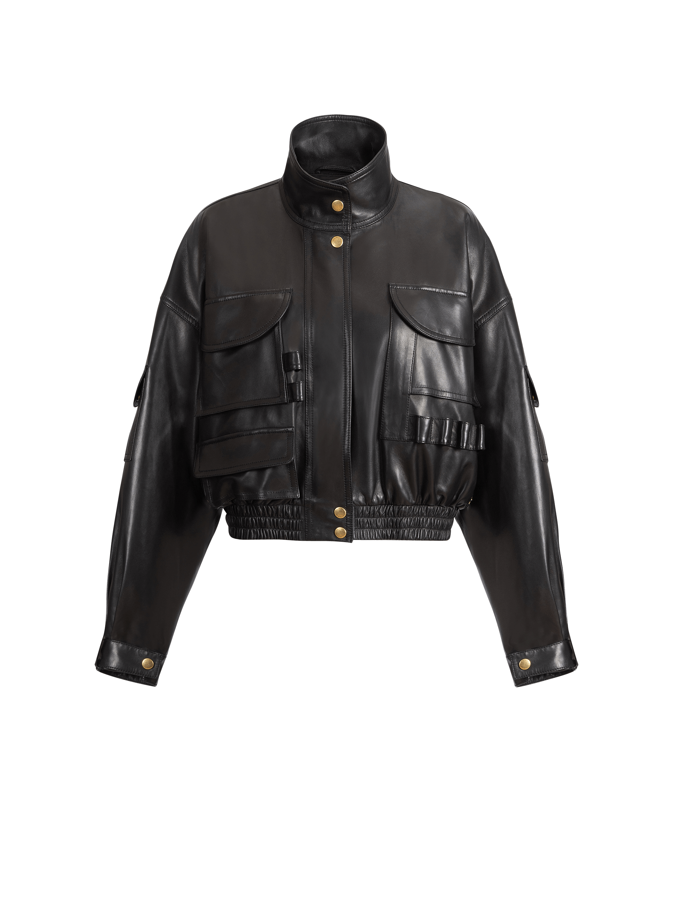 Lambskin bomber jacket