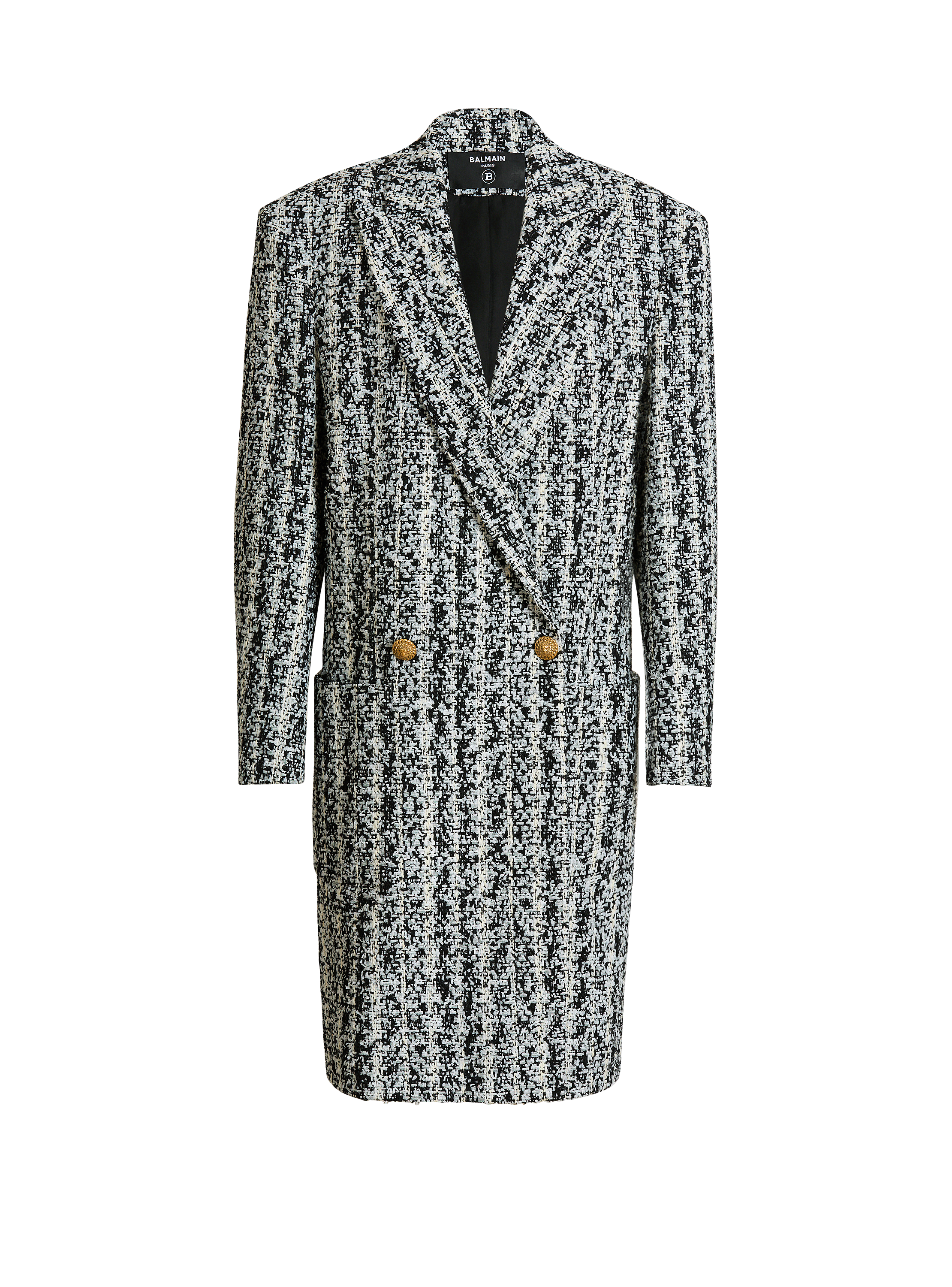 Long tweed coat
