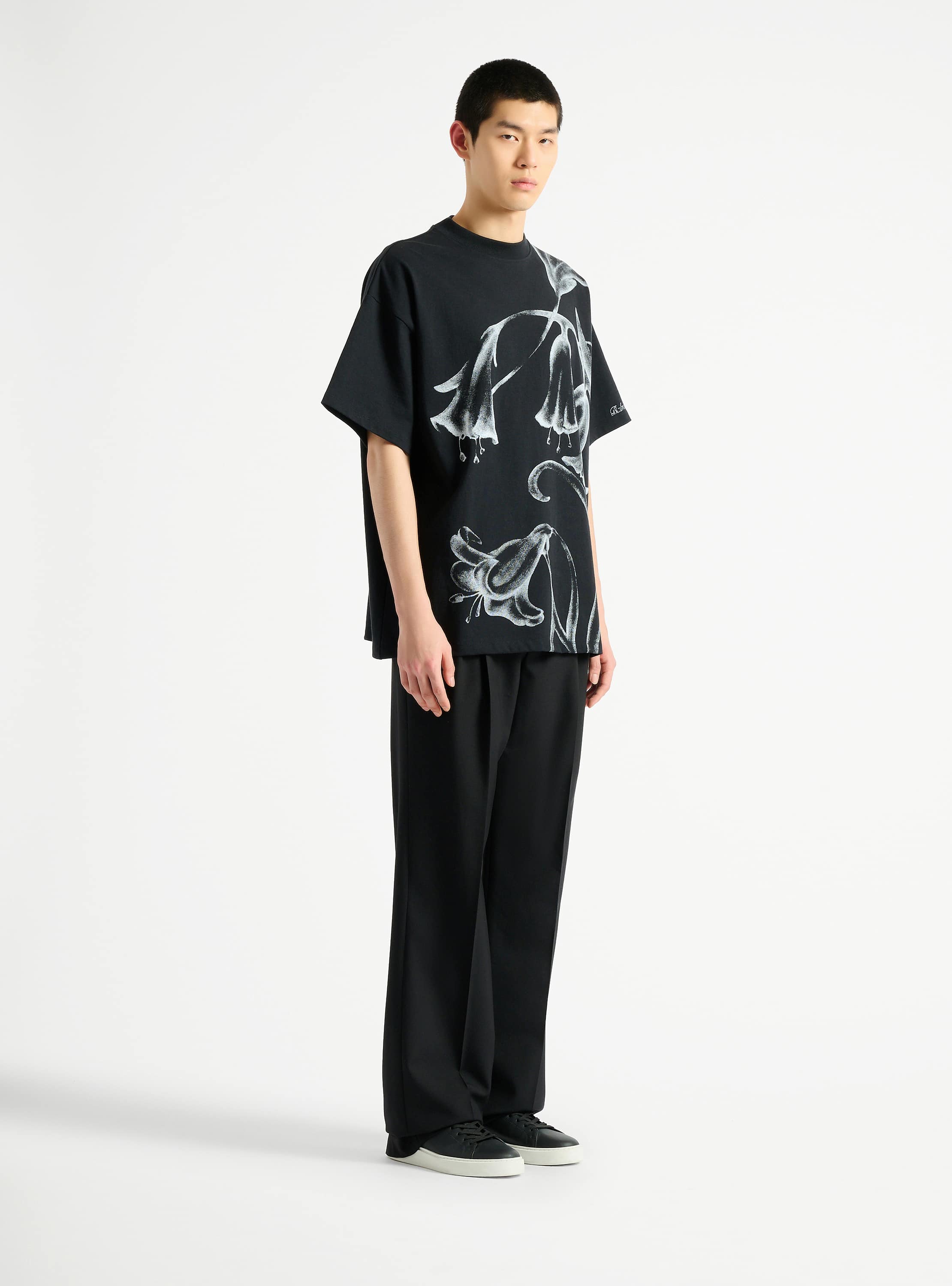 Bedrucktes Balmain Flower T-Shirt 