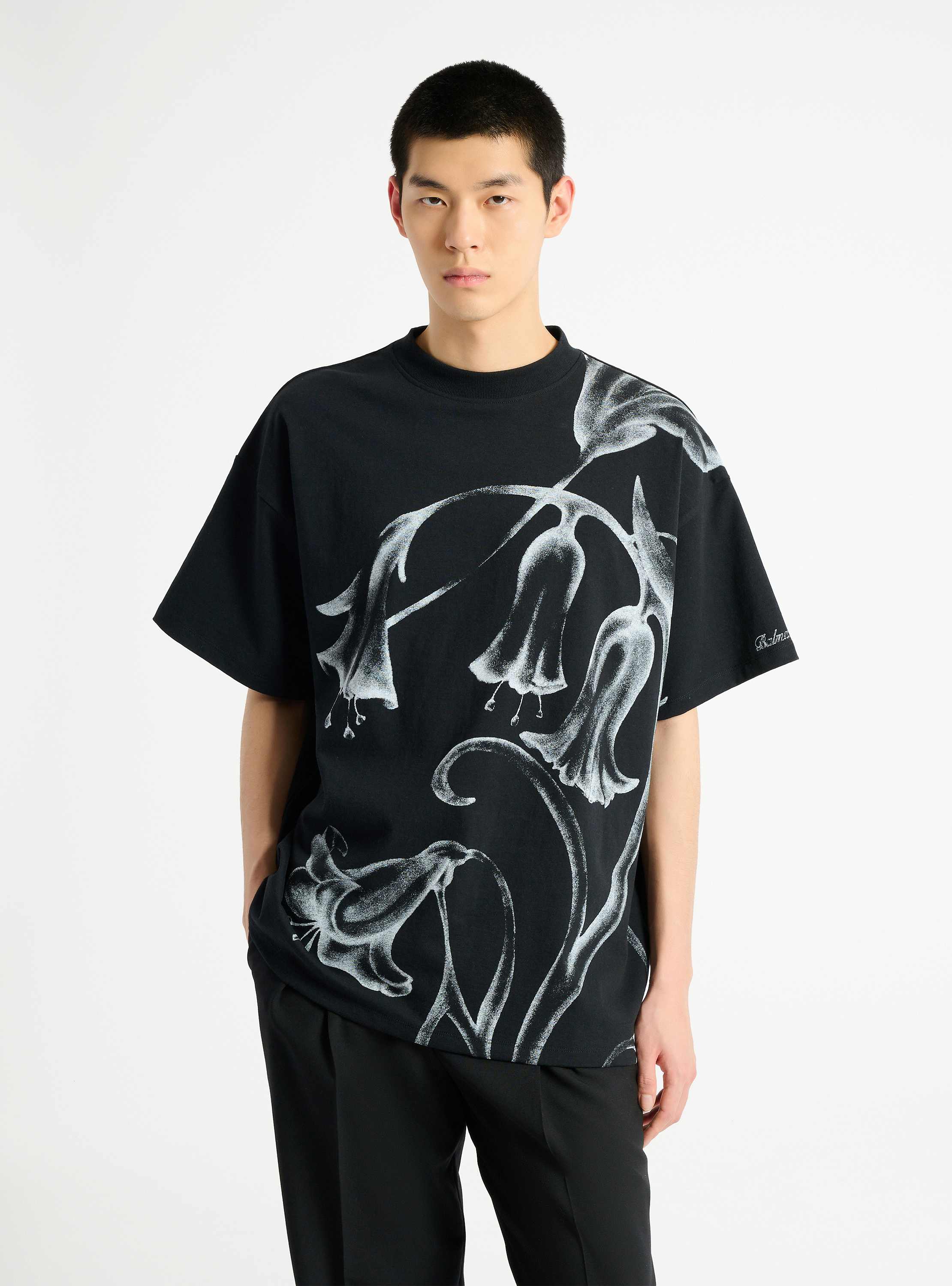 Bedrucktes Balmain Flower T-Shirt 