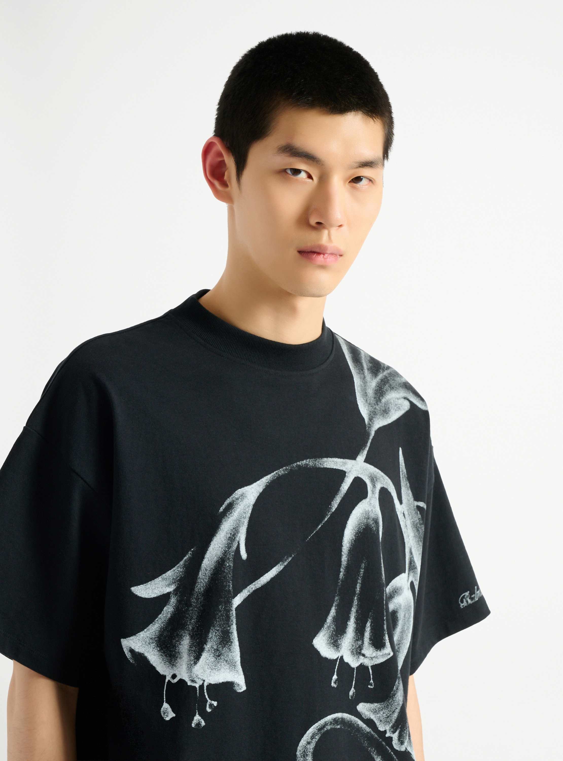 Bedrucktes Balmain Flower T-Shirt 