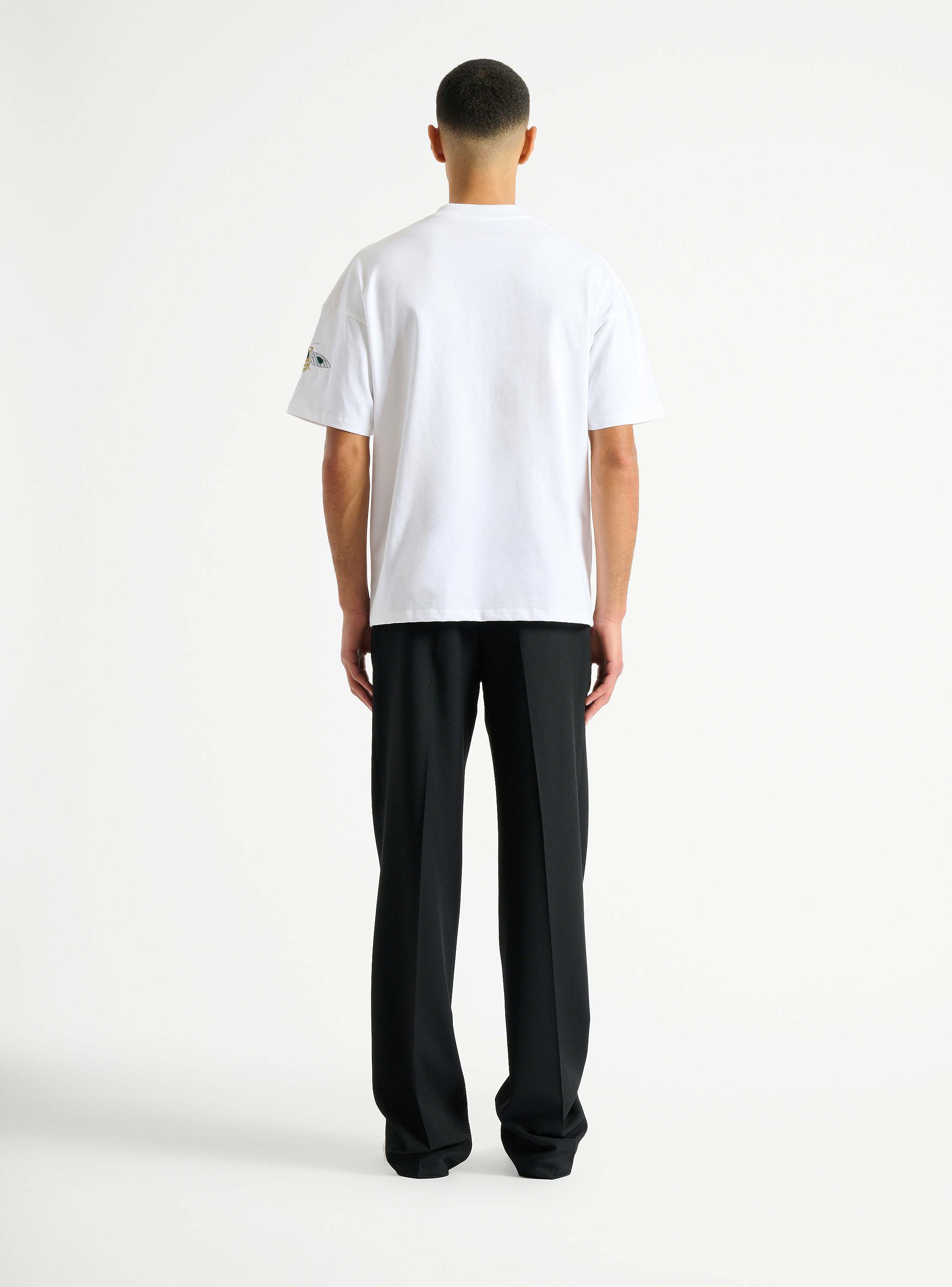Embroidered Balmain Insect T-shirt