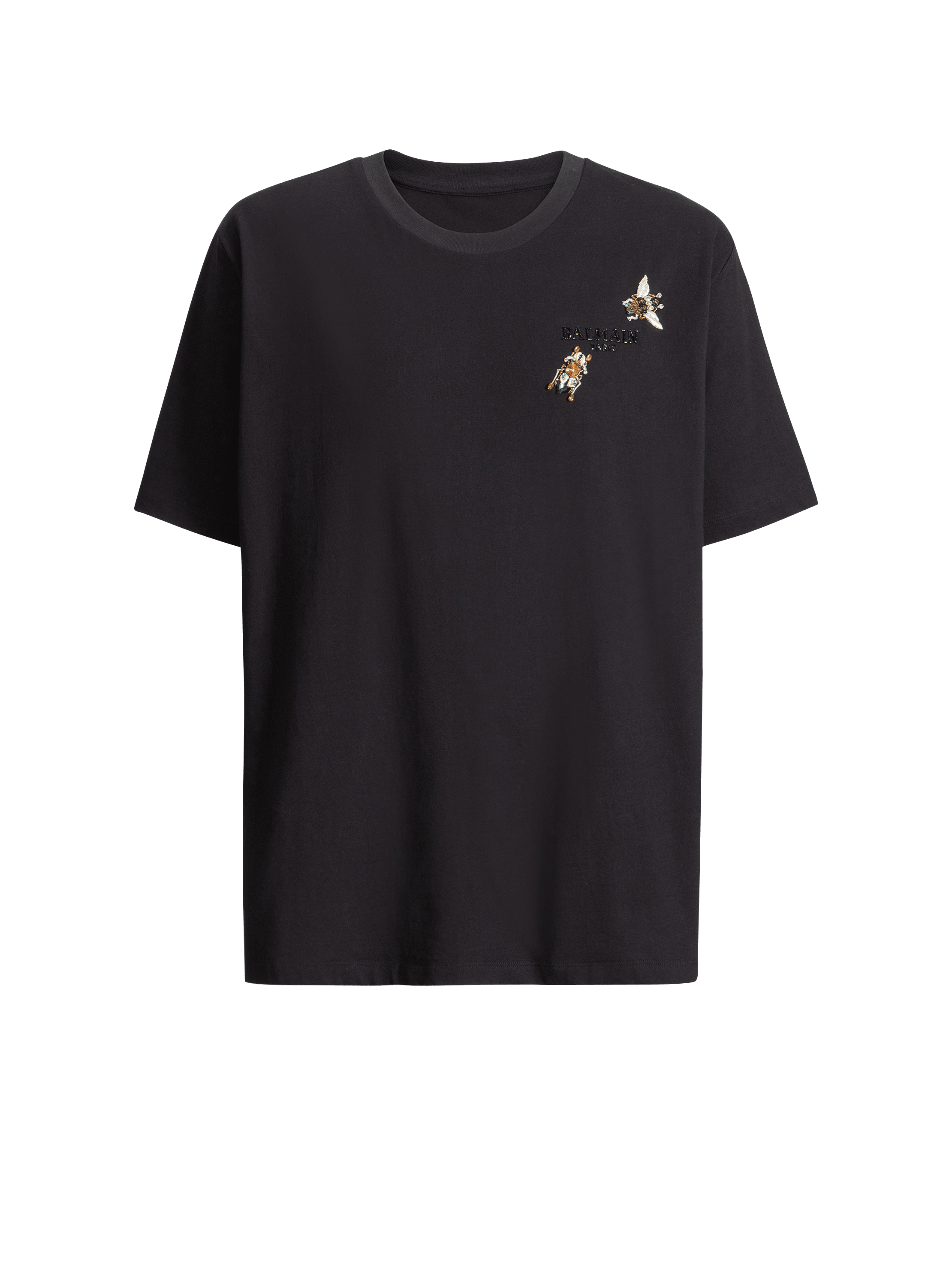 Embroidered Balmain Insect T-shirt