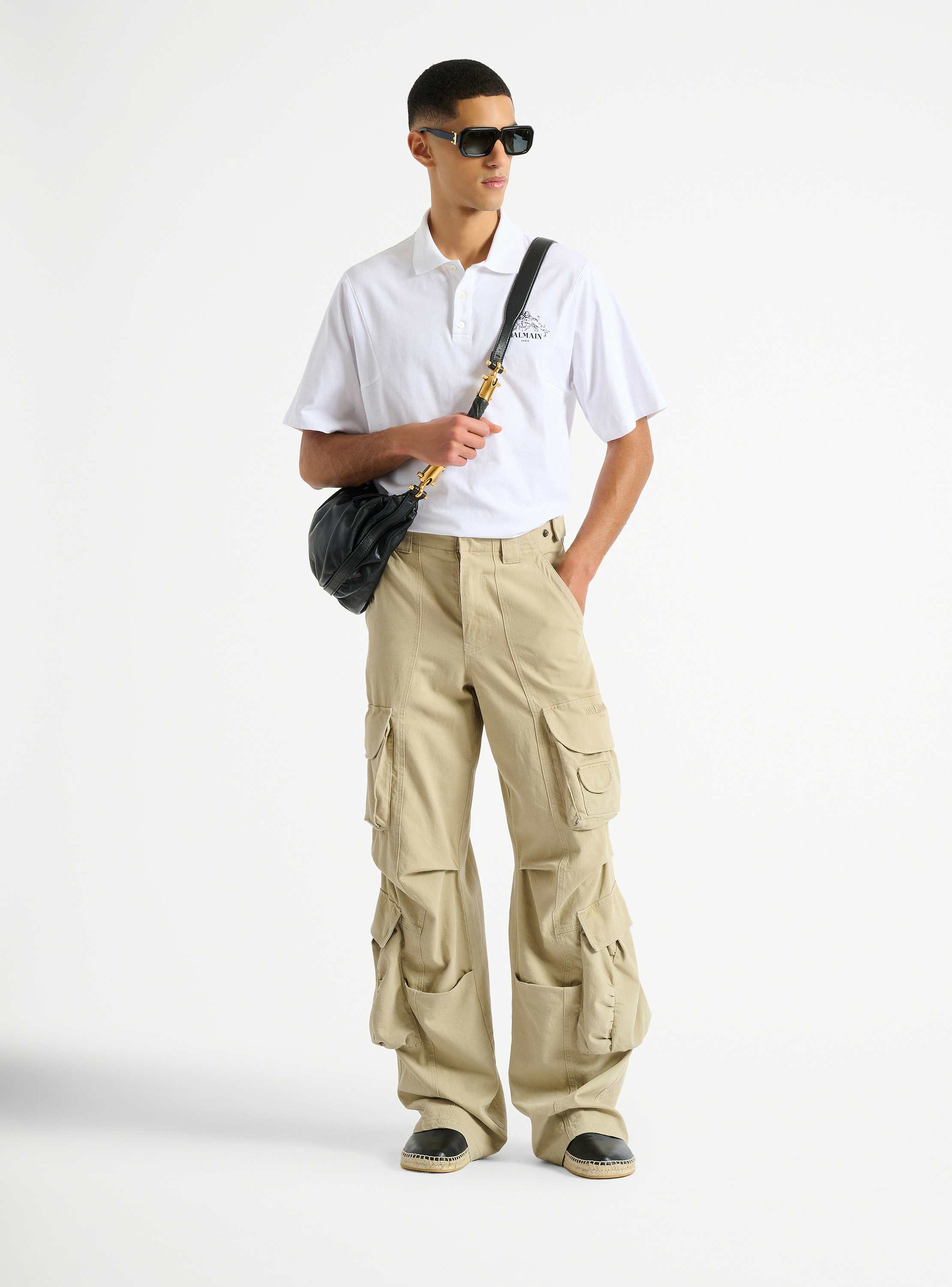 Printed Balmain Vine polo 