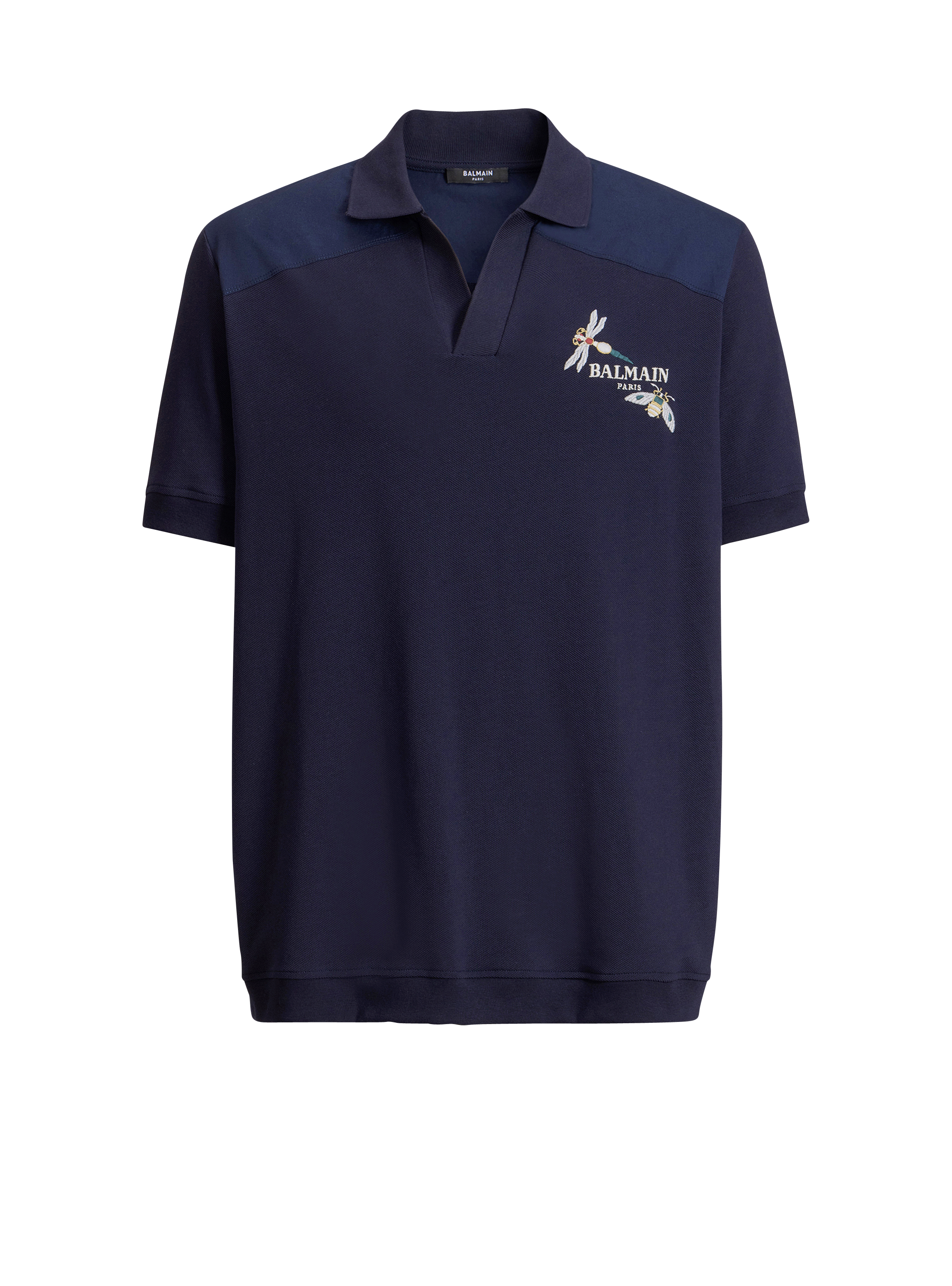 Polo Balmain Insect con bordado 