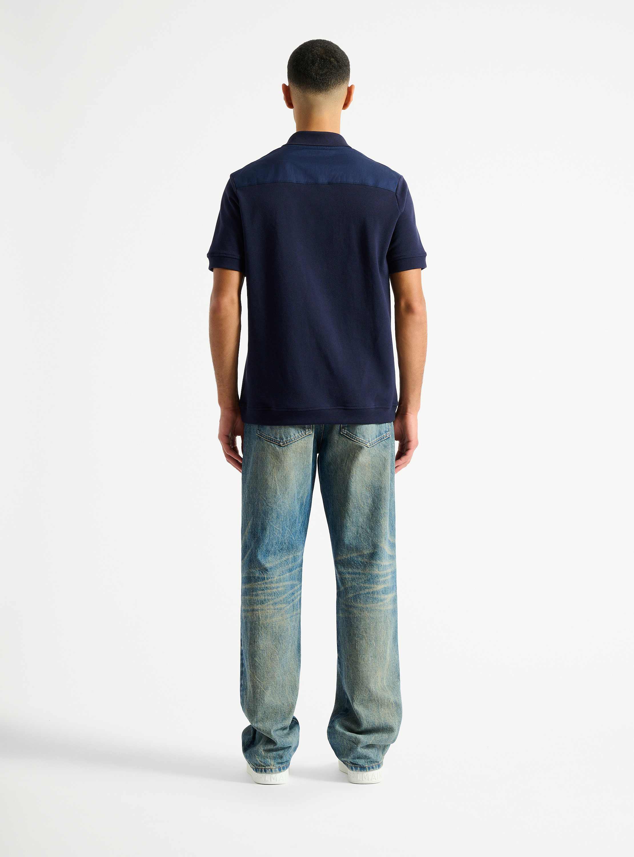 Polo Balmain Insect con bordado 