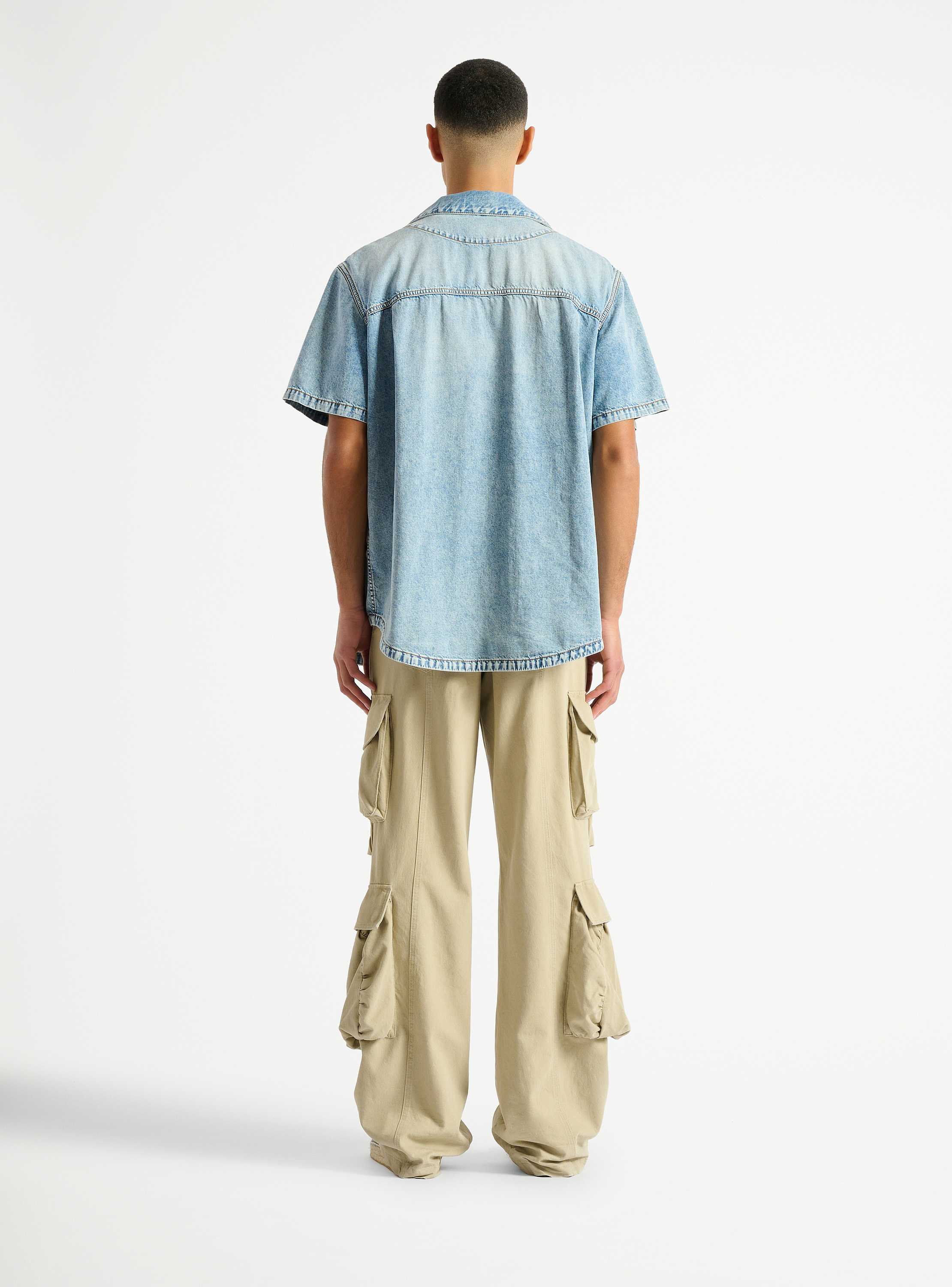 Light blue denim shirt