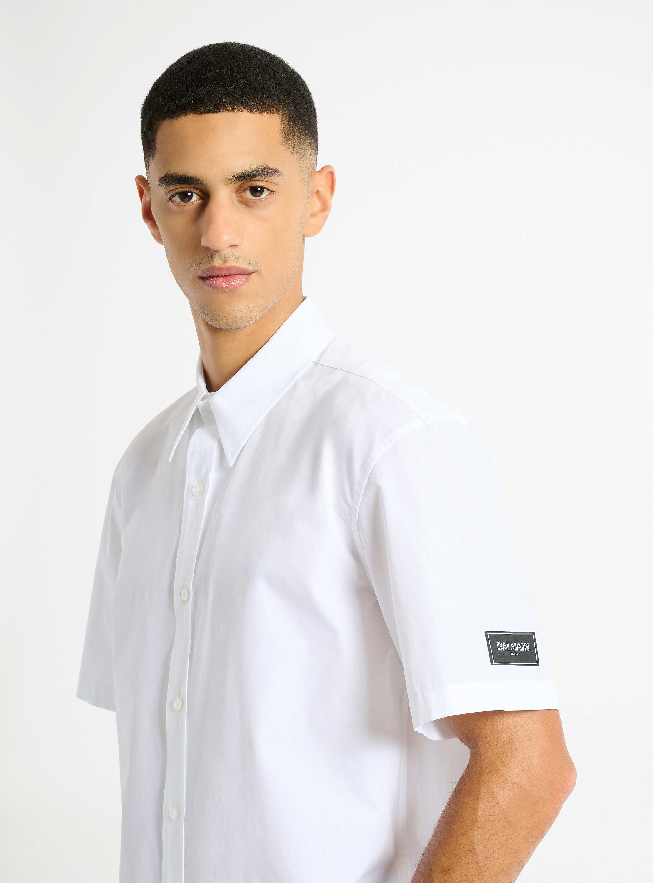 Balmain Paris shirt in cotton poplin