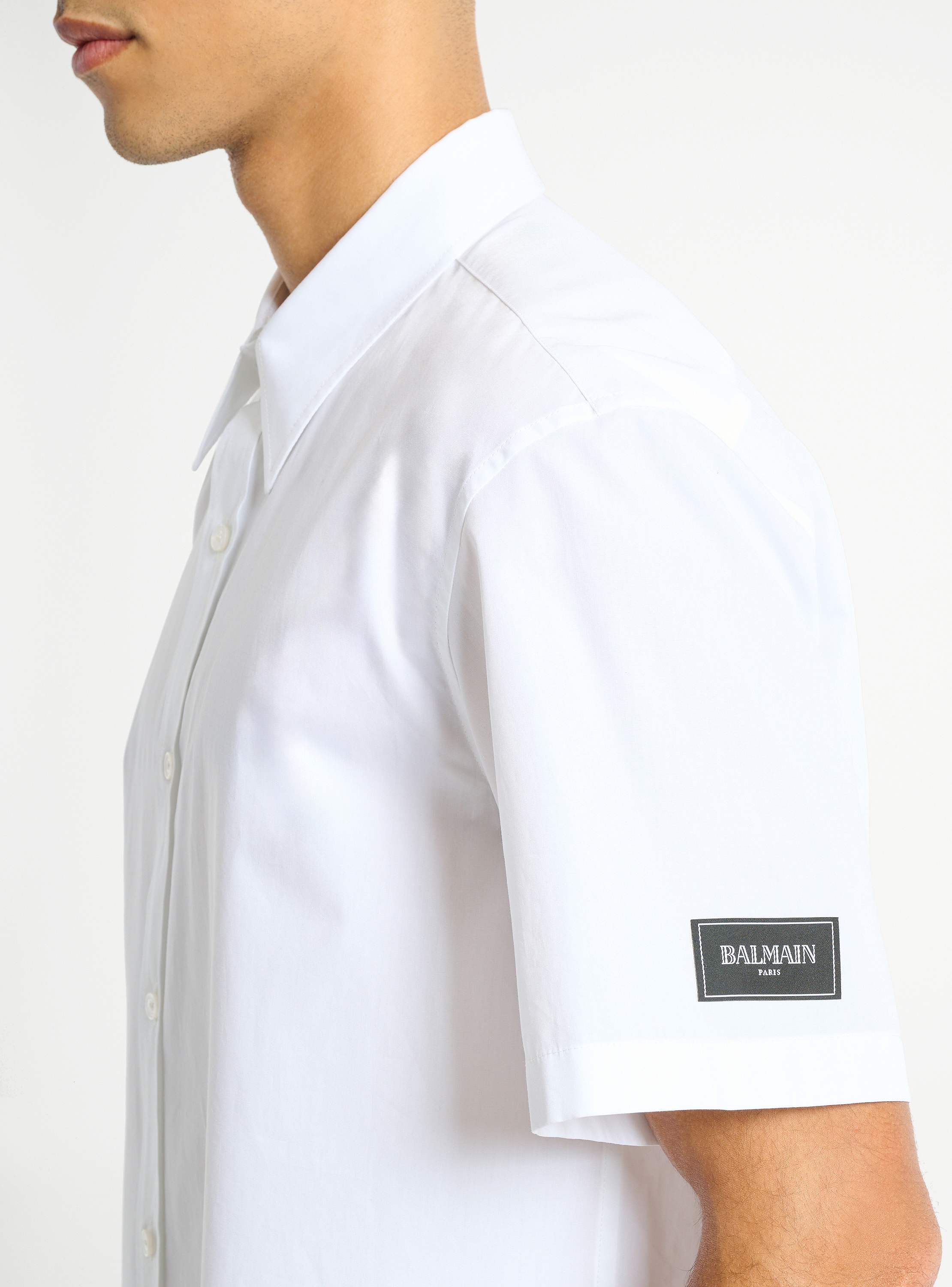 Balmain Paris shirt in cotton poplin
