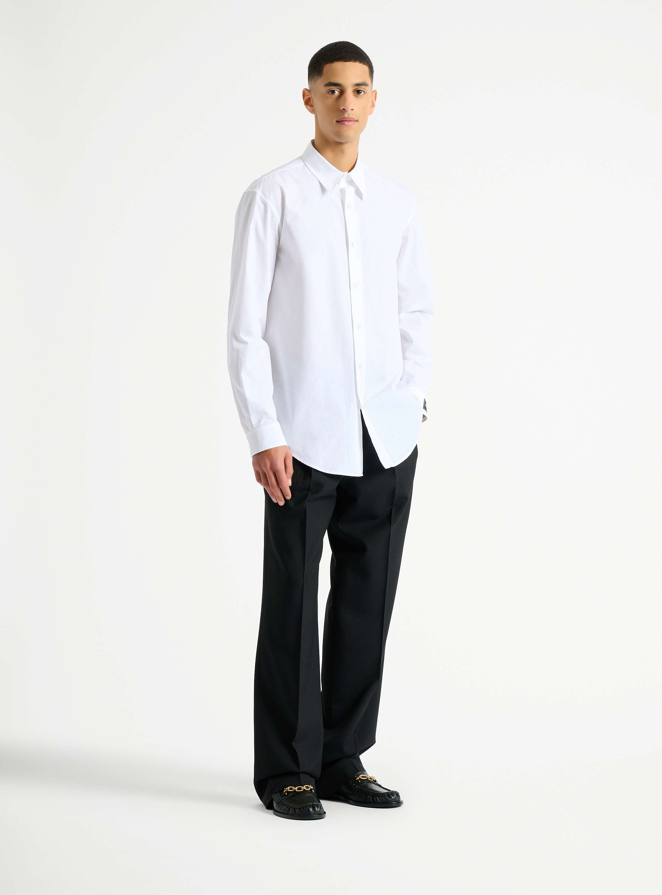 Balmain Paris shirt in cotton poplin