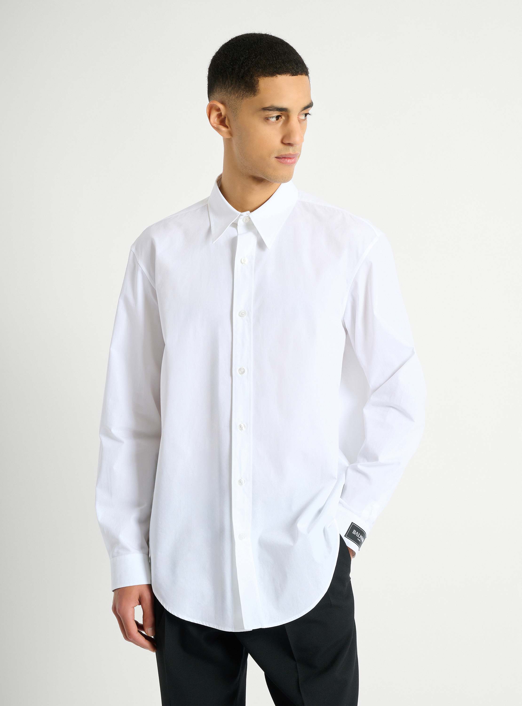 Balmain Paris shirt in cotton poplin