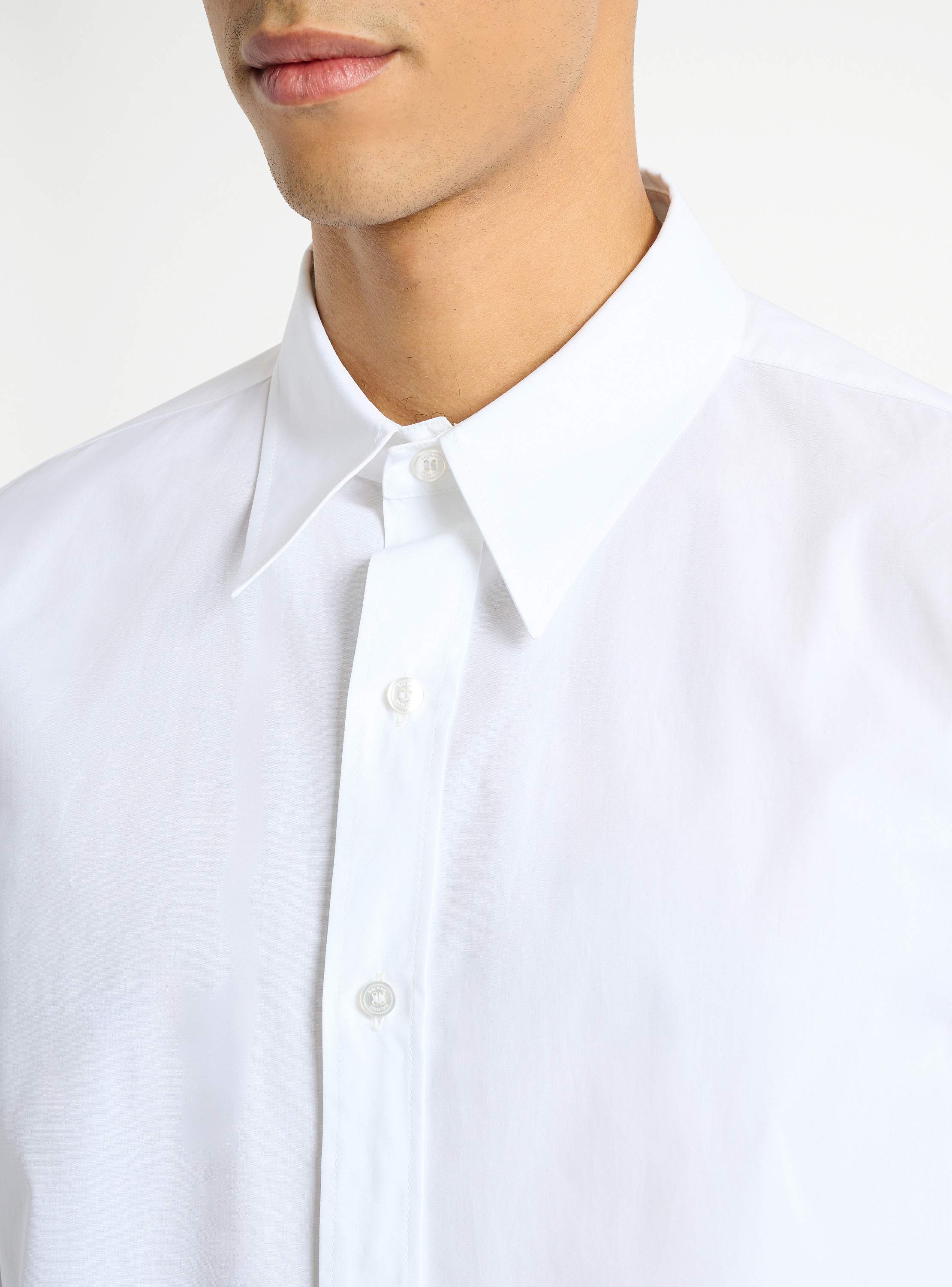 Balmain Paris shirt in cotton poplin