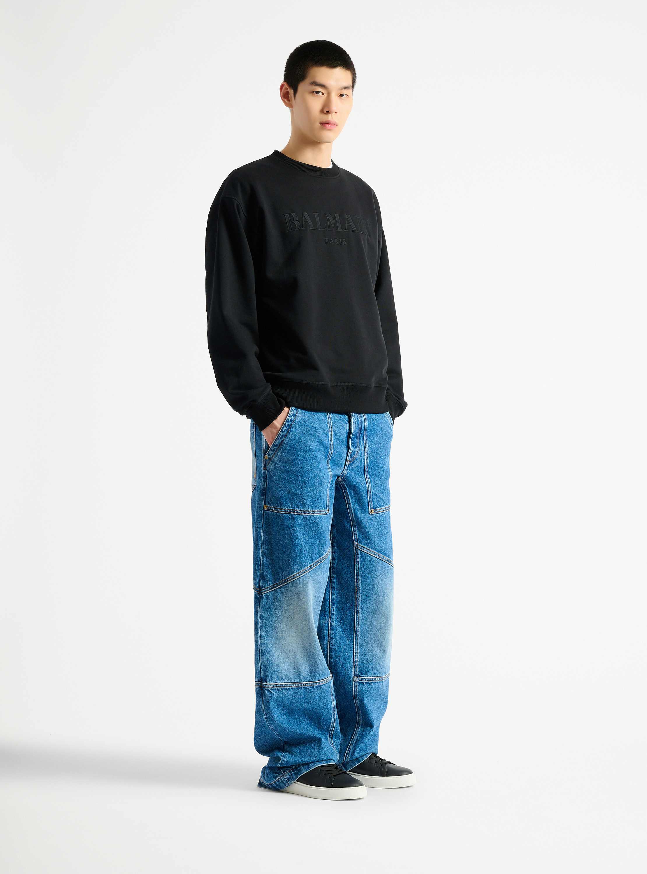 Embroidered Balmain Vintage sweatshirt