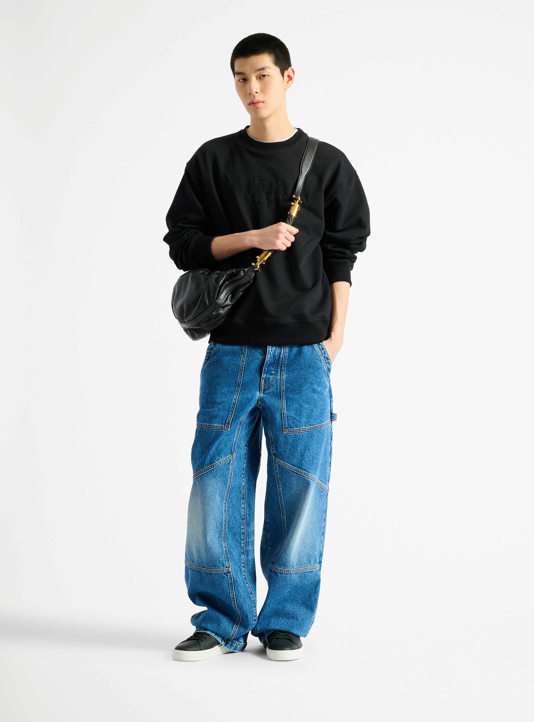 Embroidered Balmain Vintage sweatshirt