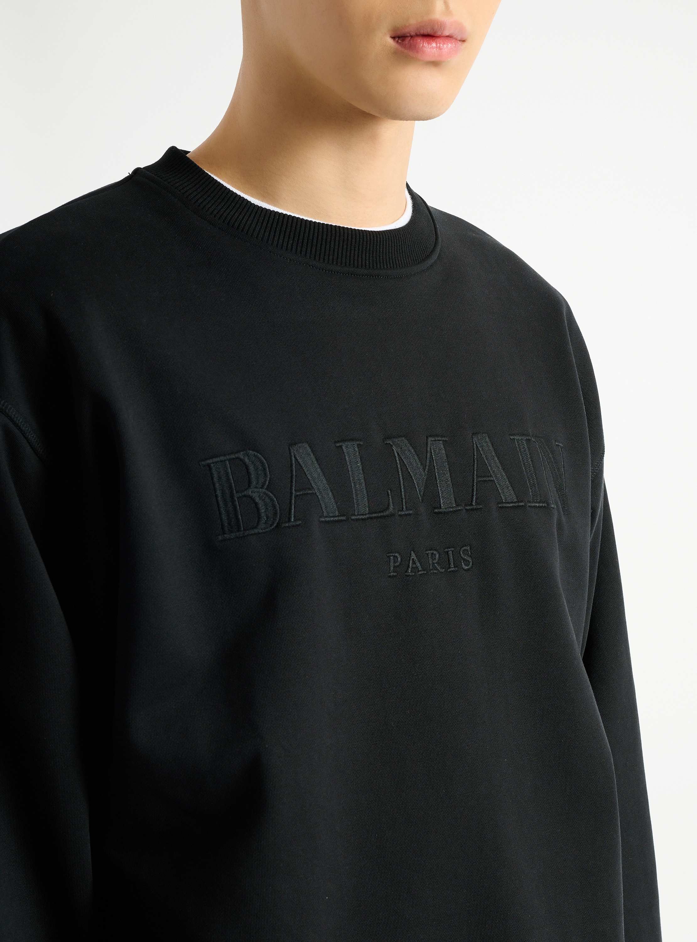 Embroidered Balmain Vintage sweatshirt