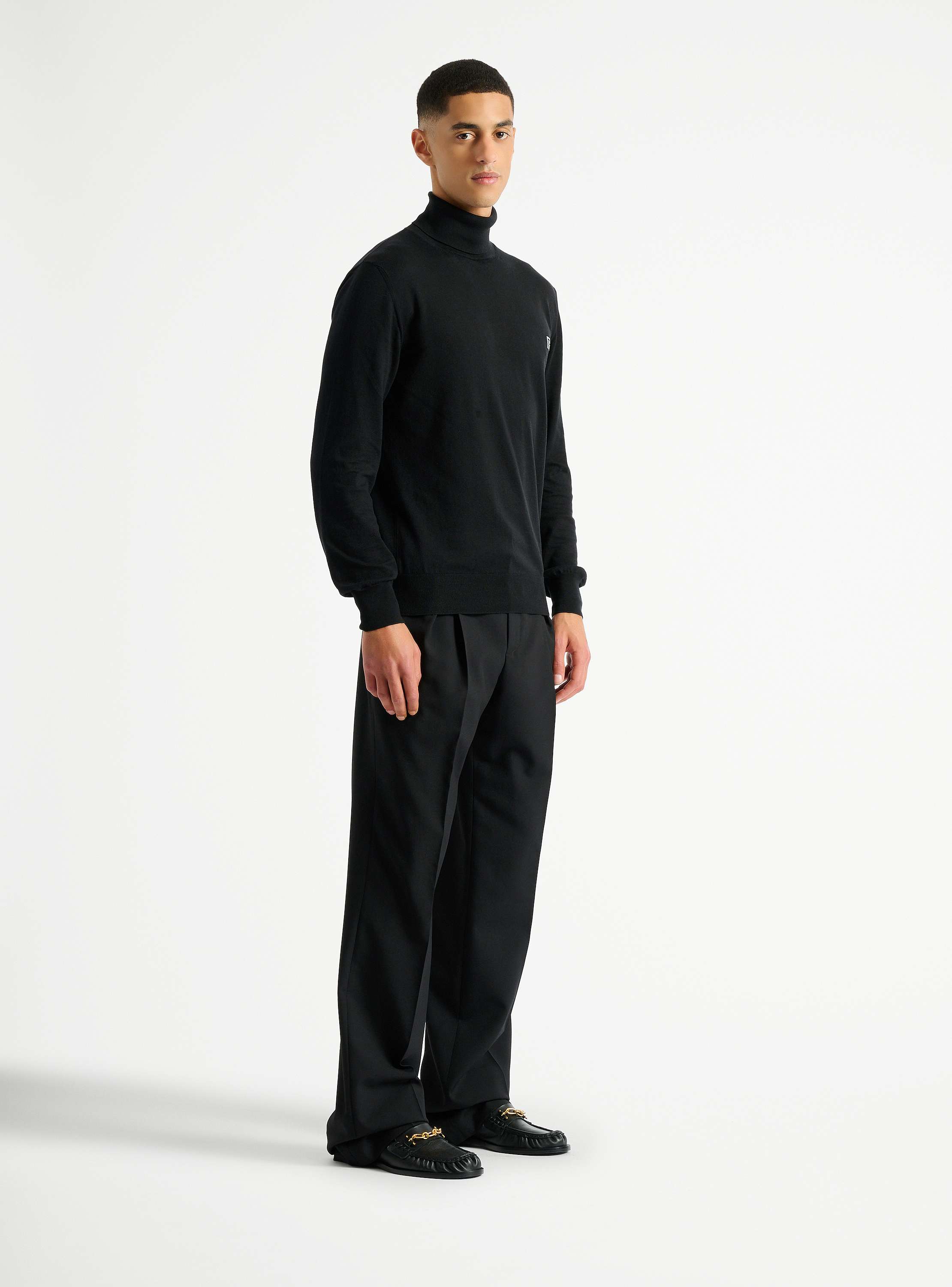 PB turtleneck jumper in cotton and silk