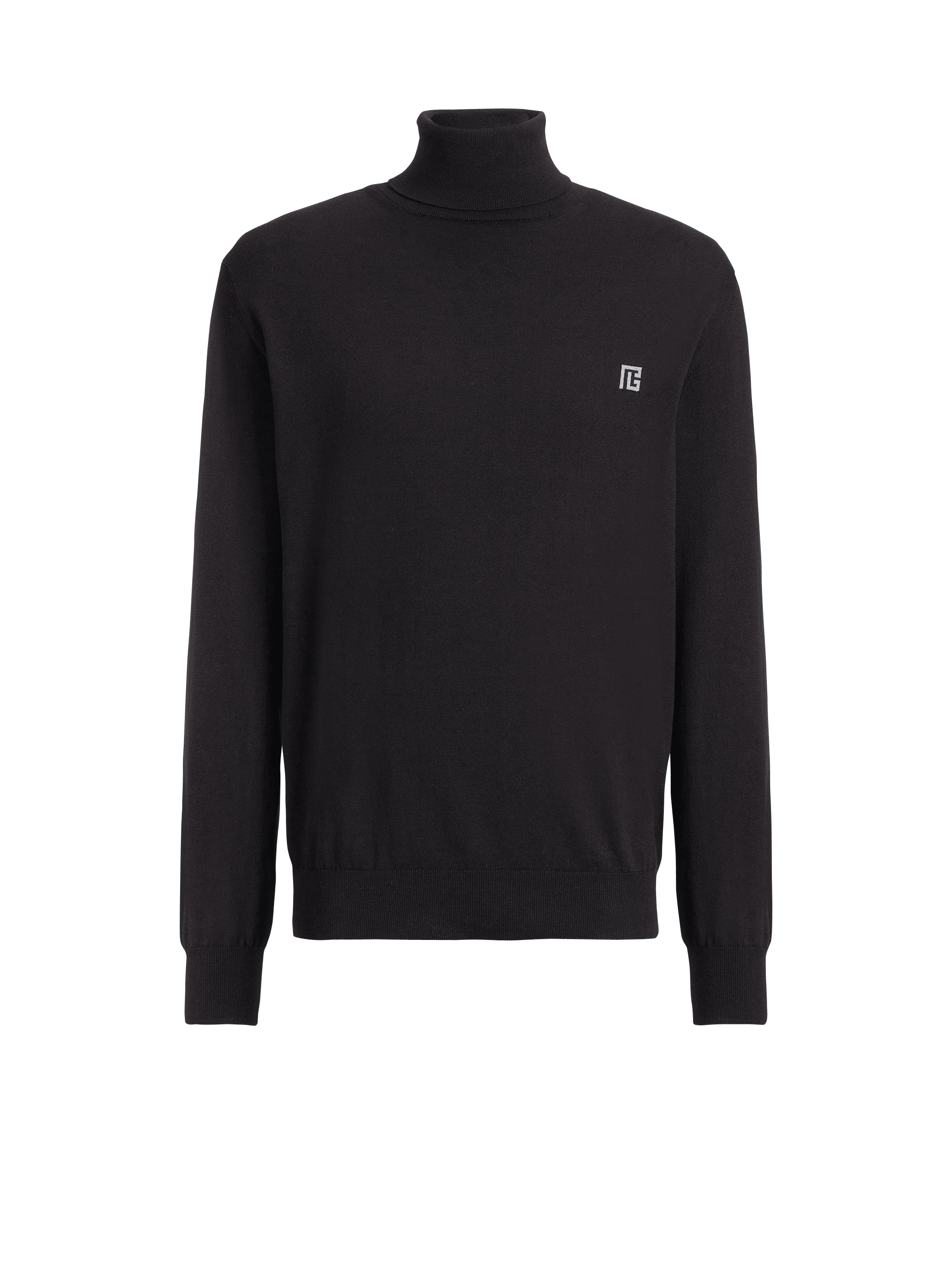 PB turtleneck jumper in cotton and silk