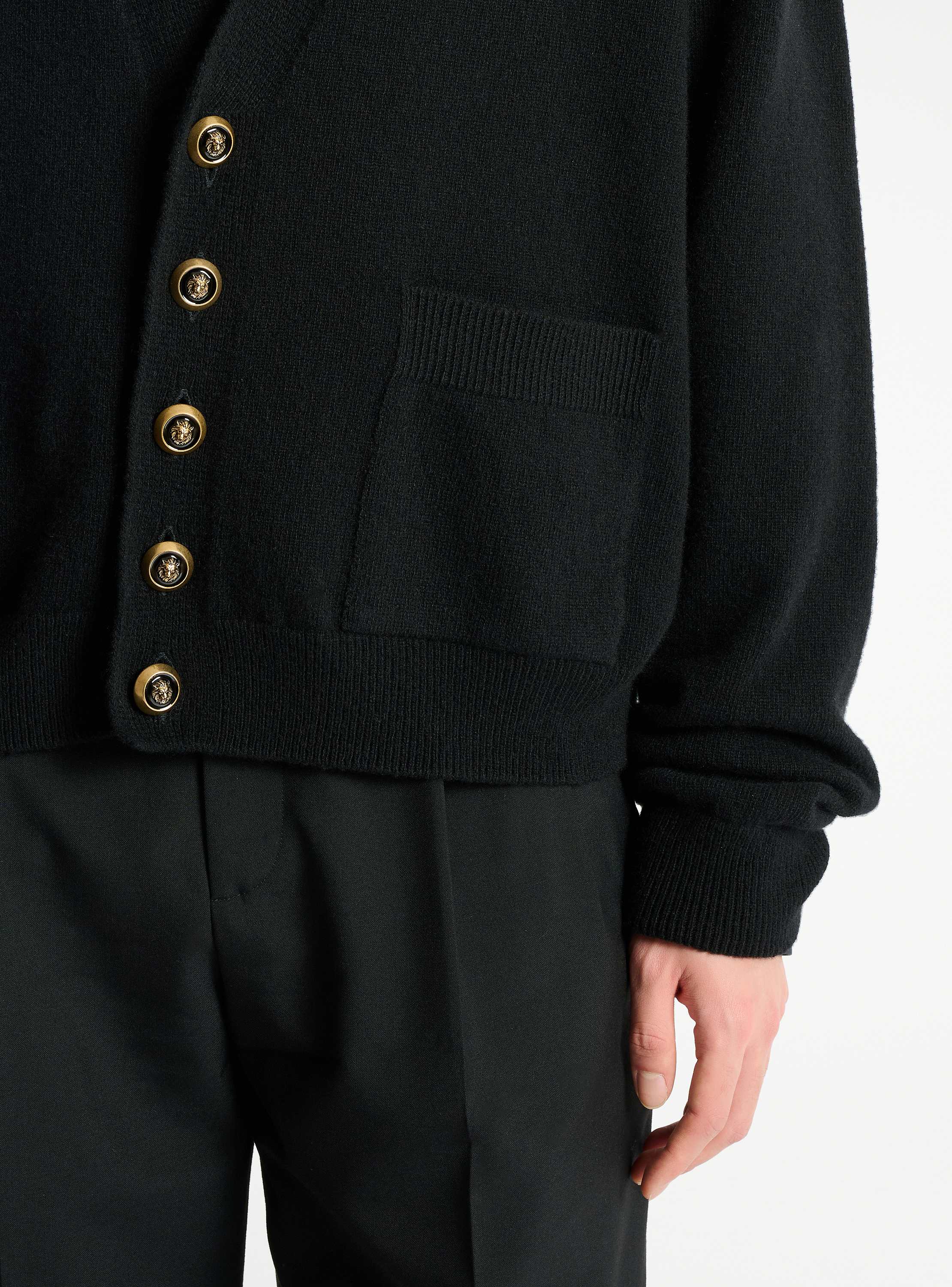 Cardigan in eco-cashmere