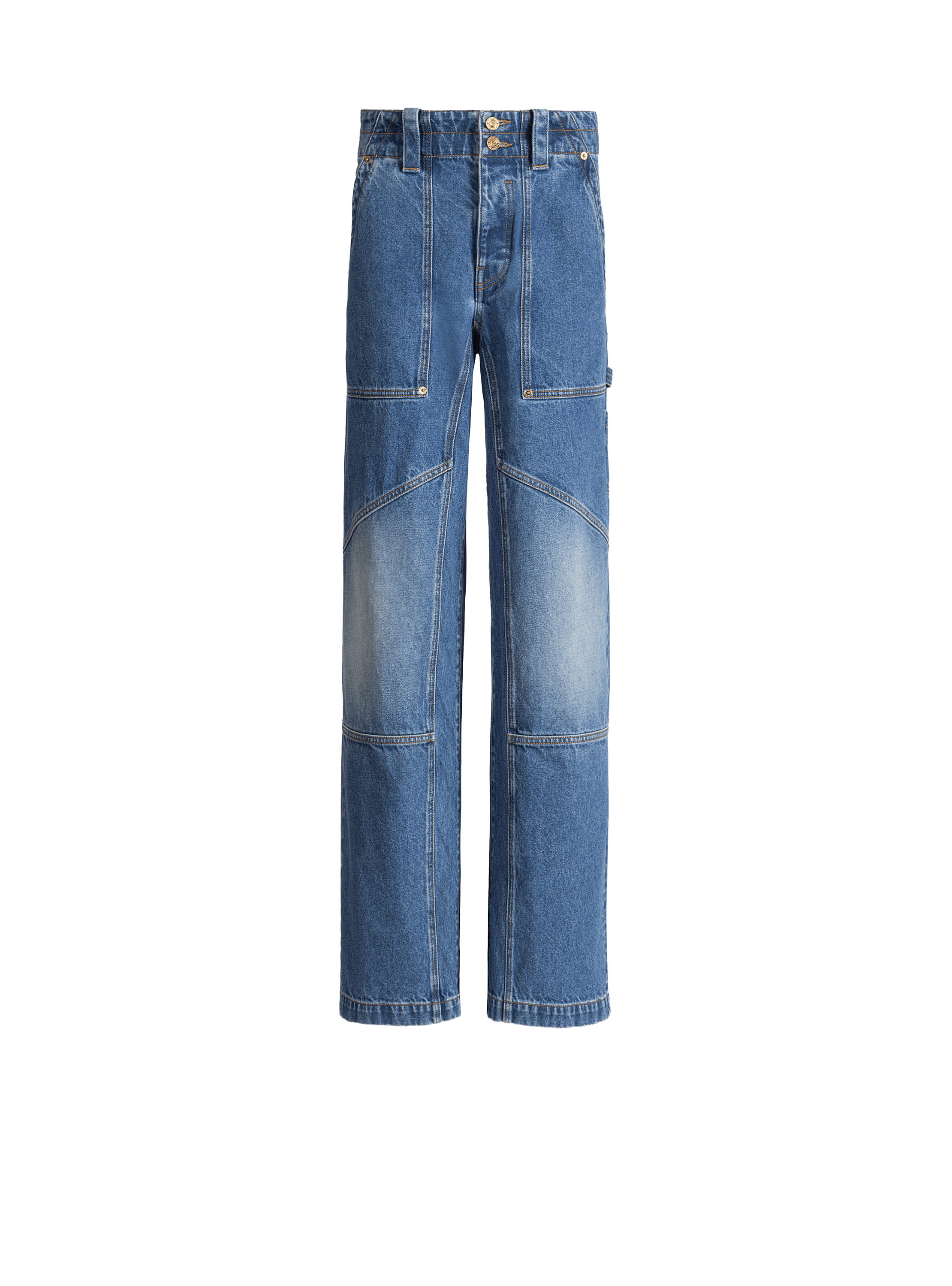 Blue denim carpenter jeans