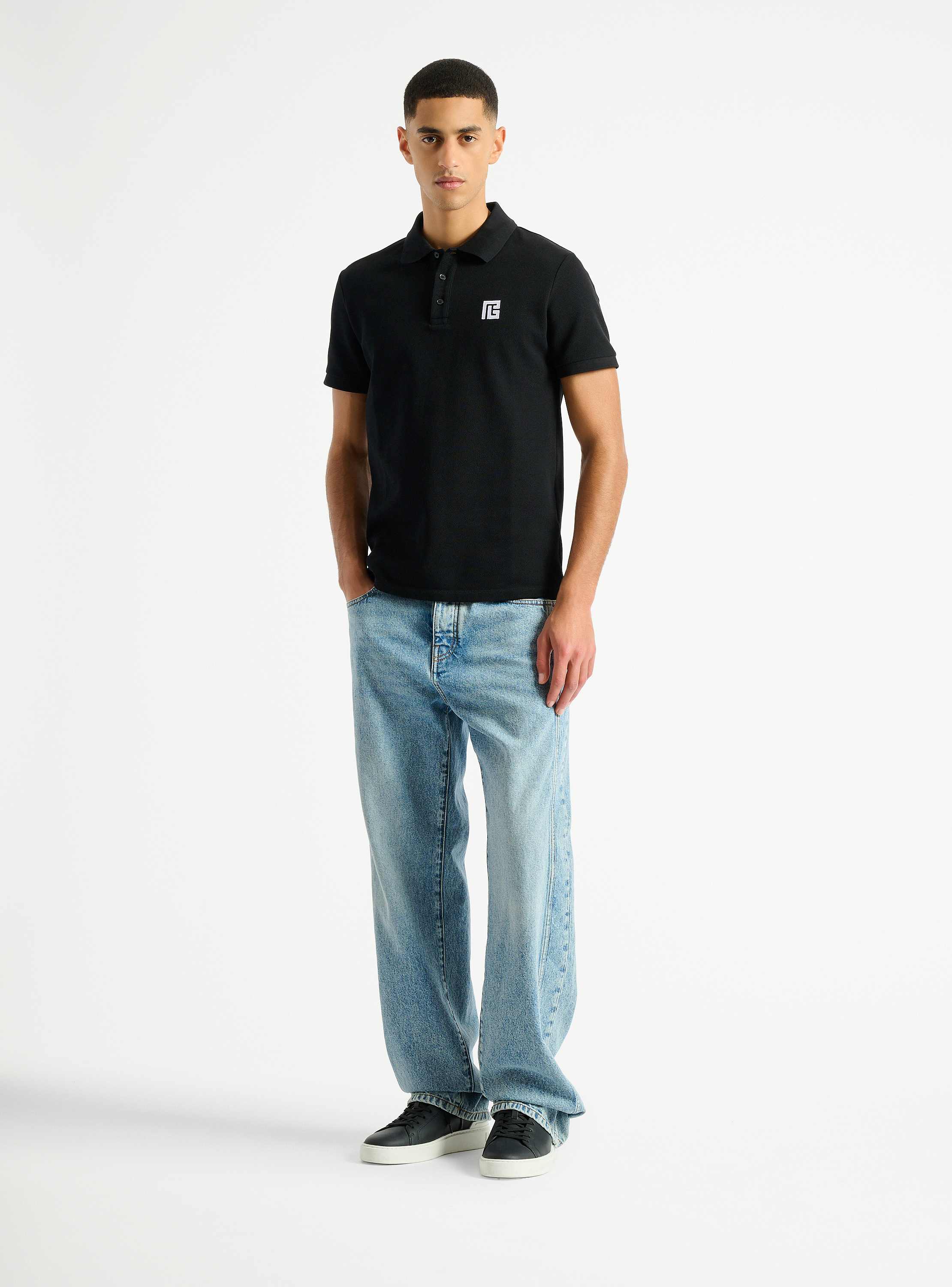 Loose-fit jeans in Light blue denim