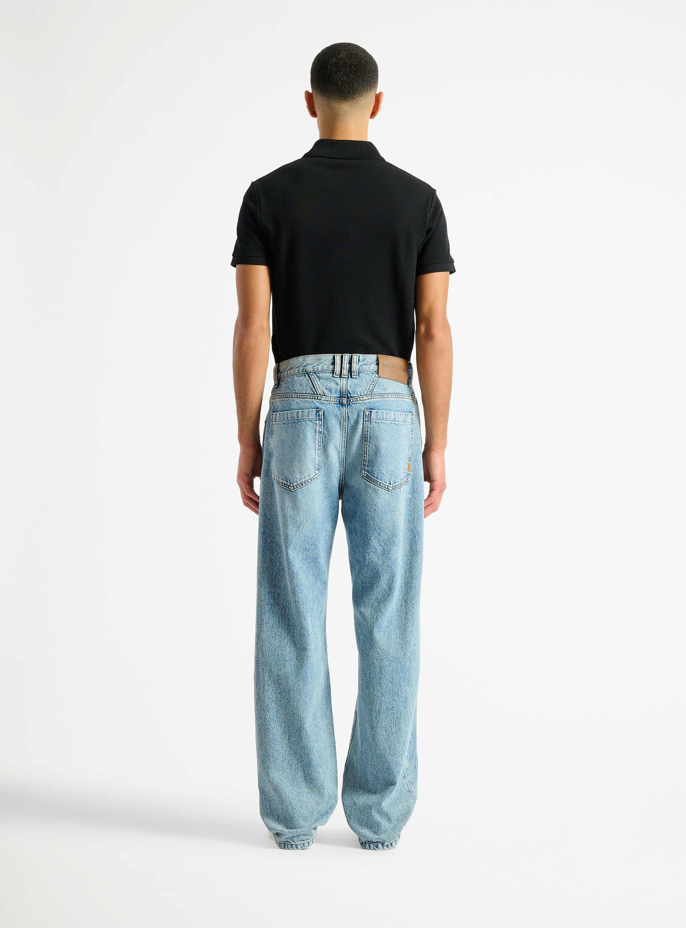 Loose-fit jeans in Light blue denim
